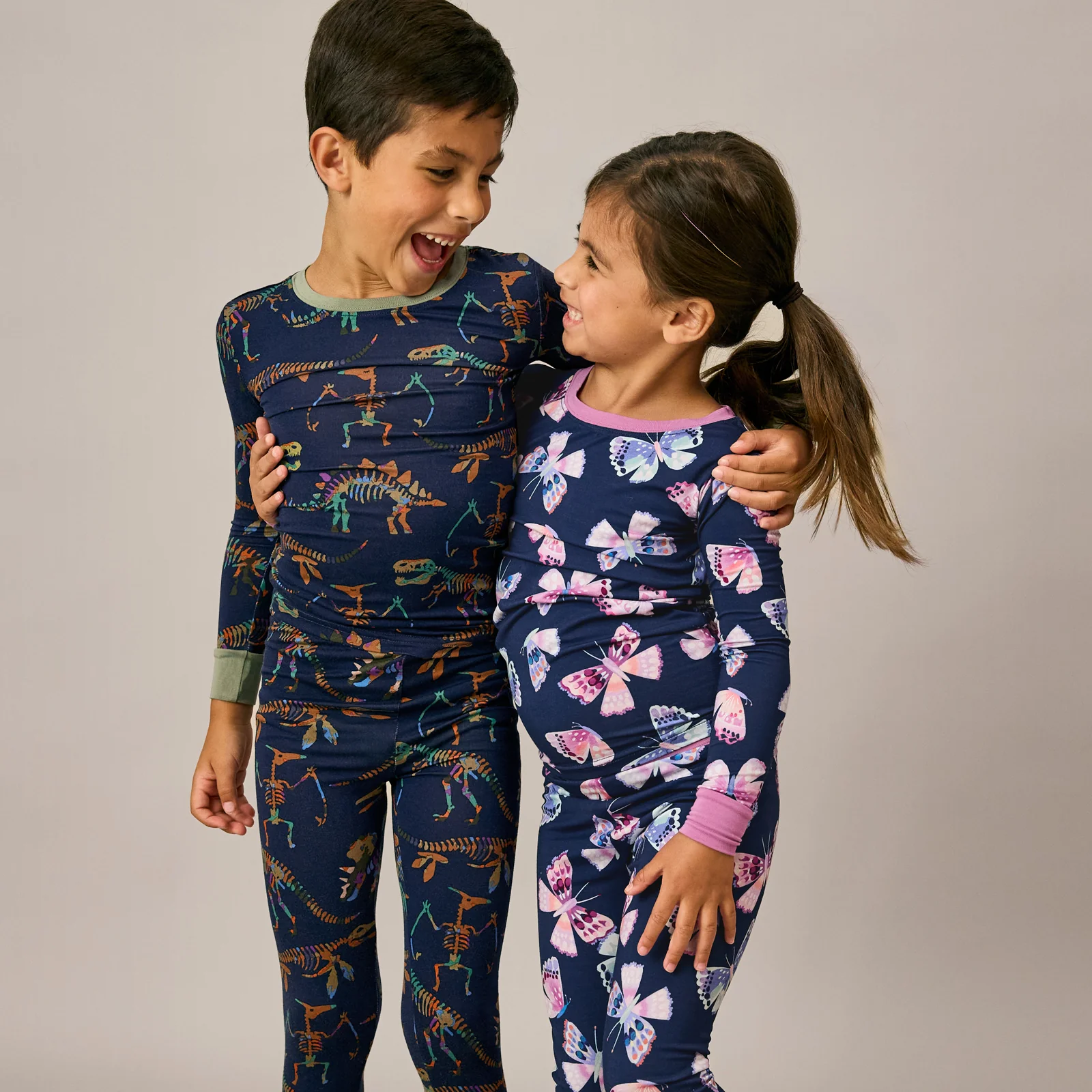 Royal Butterflies Two-Piece Pajama Set - Image 4