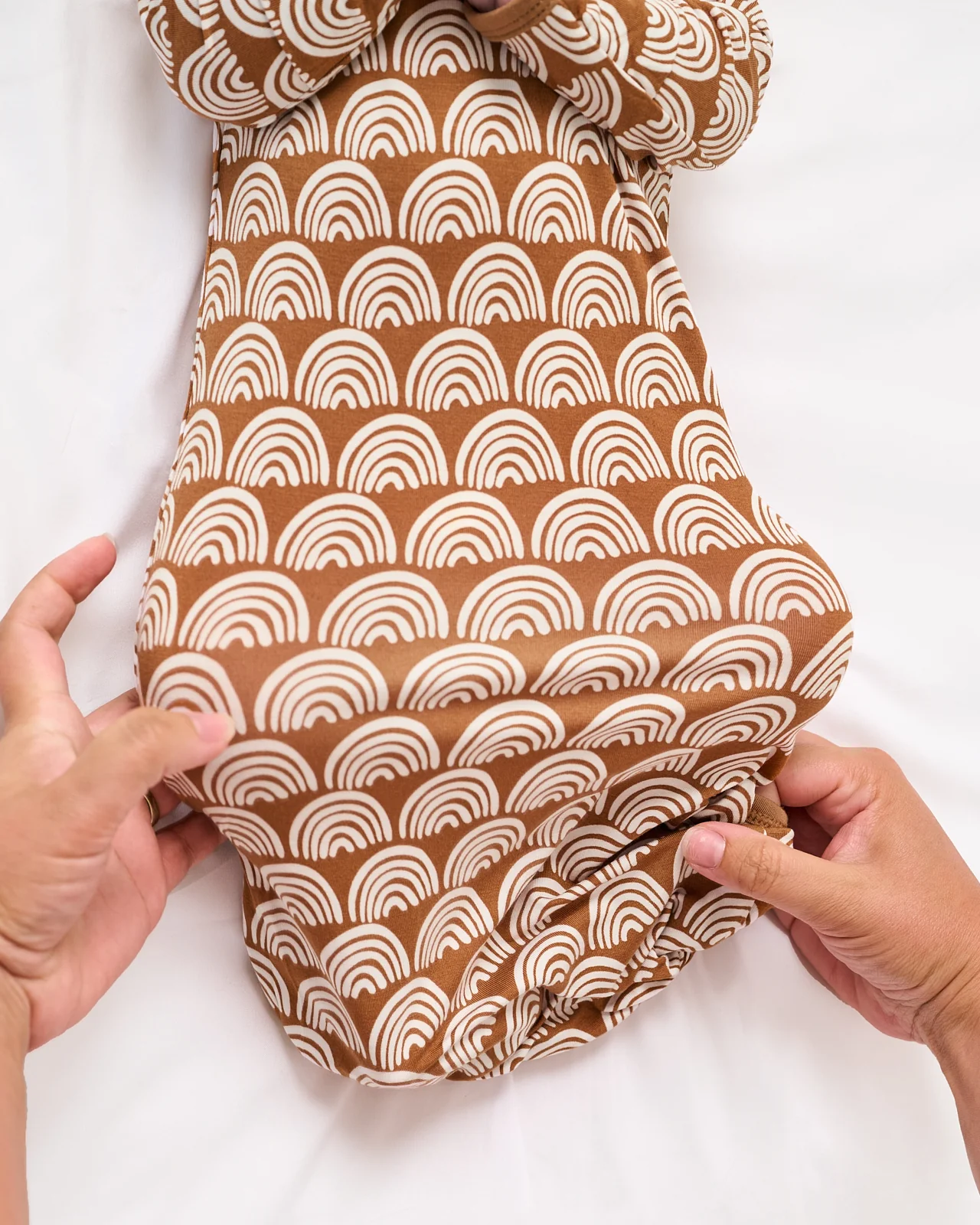 Rust Rainbows Infant Gown - Image 4