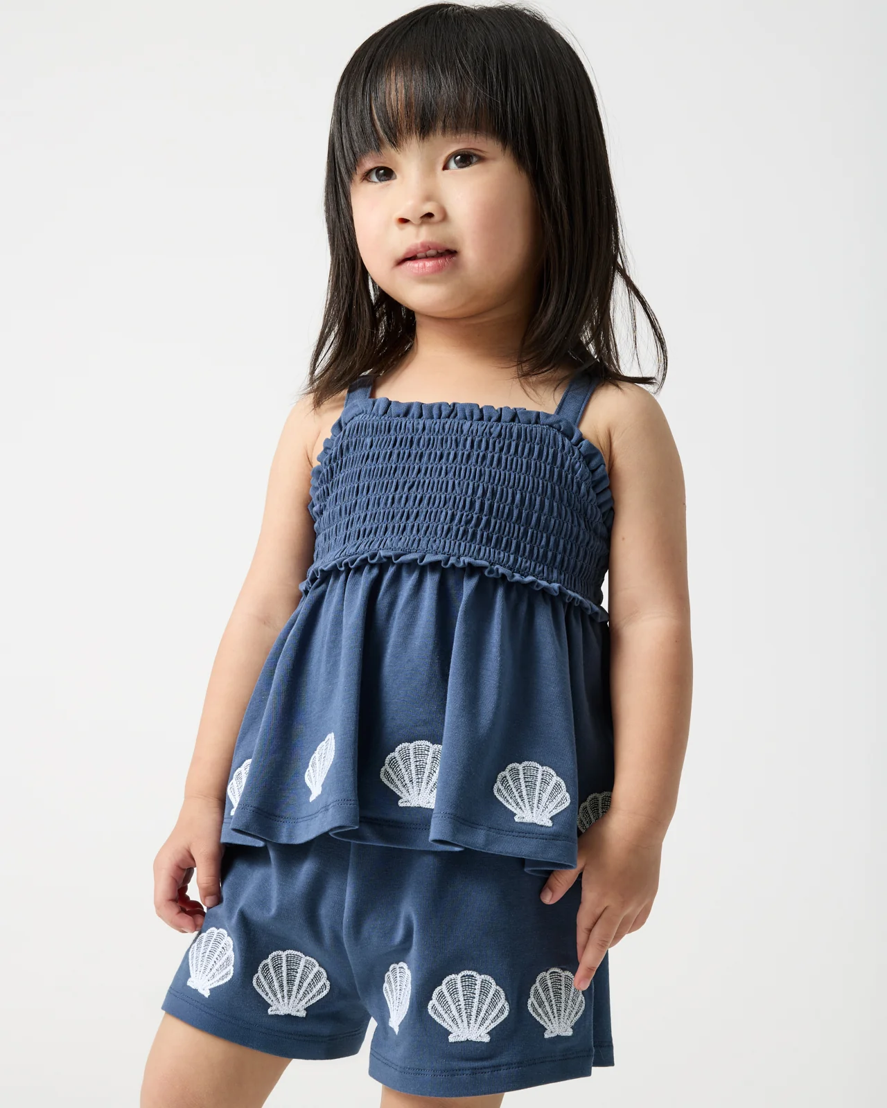 Seashell Cove Smocked Tank & Shorts Set - Image 2
