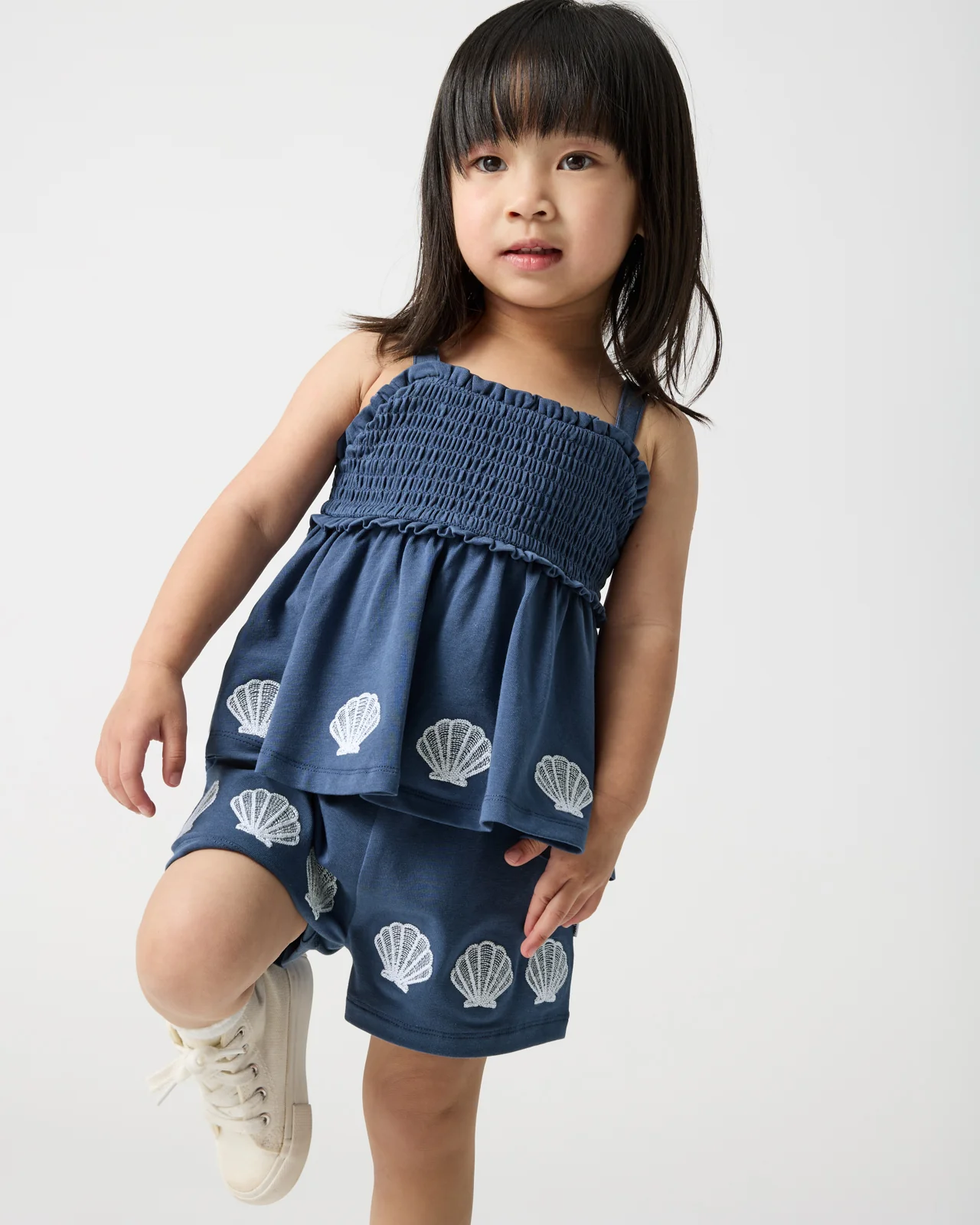 Seashell Cove Smocked Tank & Shorts Set - Image 6