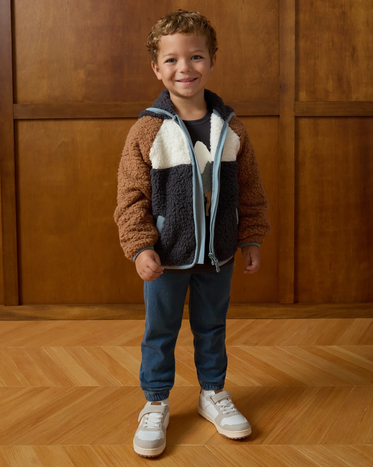 Shadow Gray Sherpa Jacket - Image 4