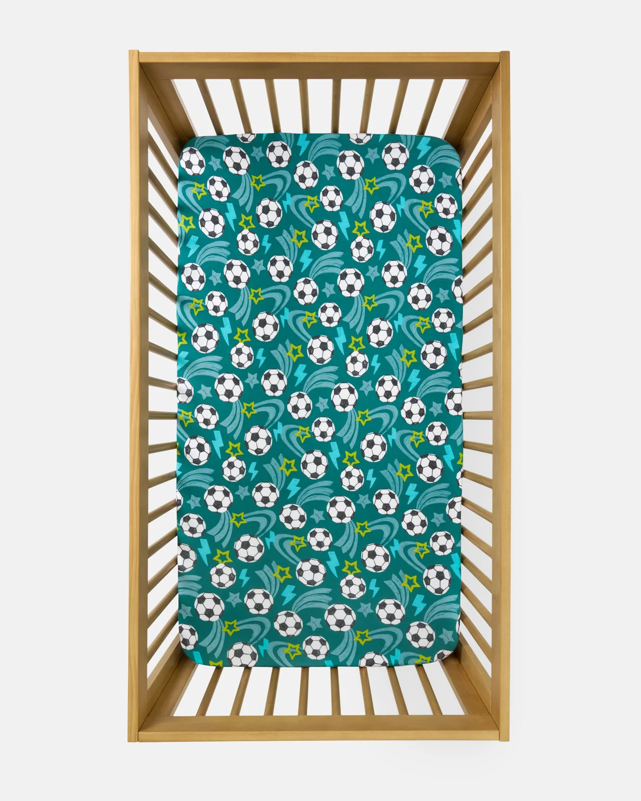Soccer Stars Fitted Crib Sheet - Image 2