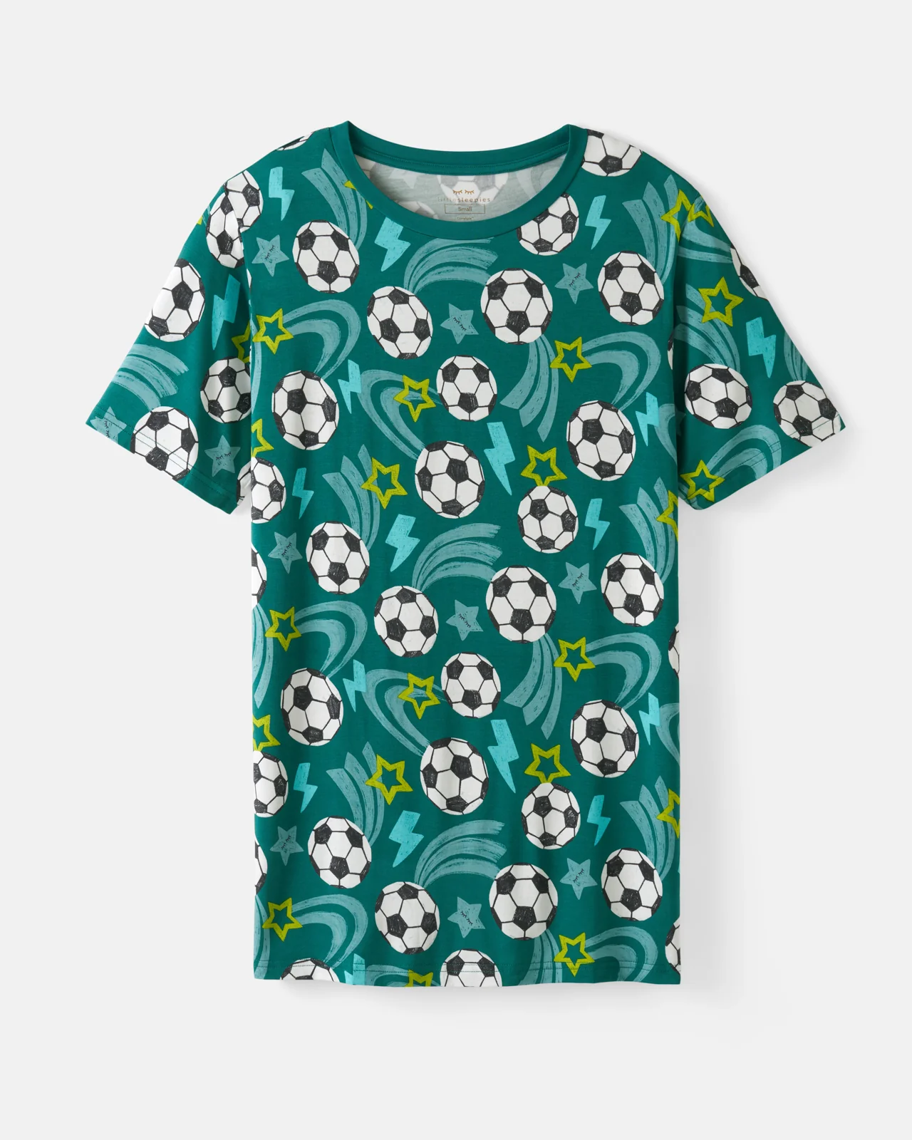 Soccer Stars Men's Short Sleeve Pajama Top - Image 5