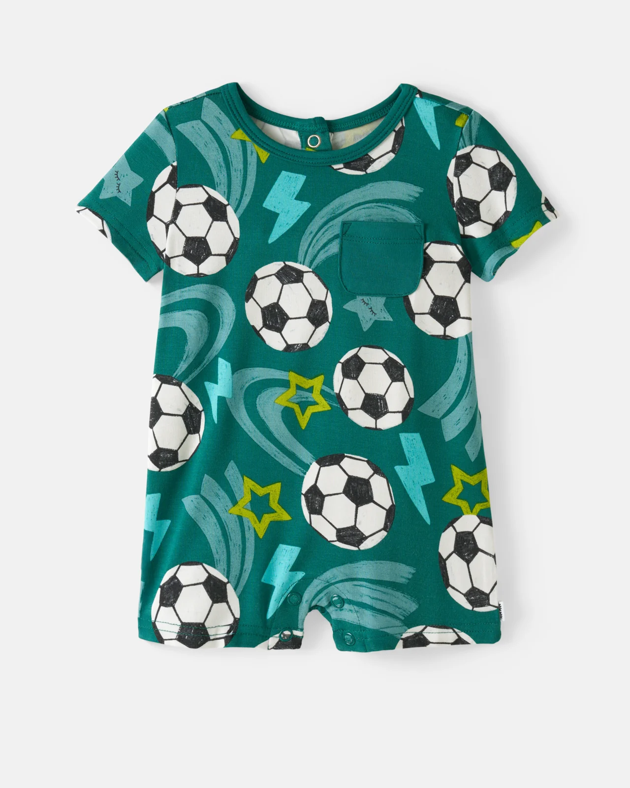 Soccer Stars Pocket Shorty Romper - Image 6