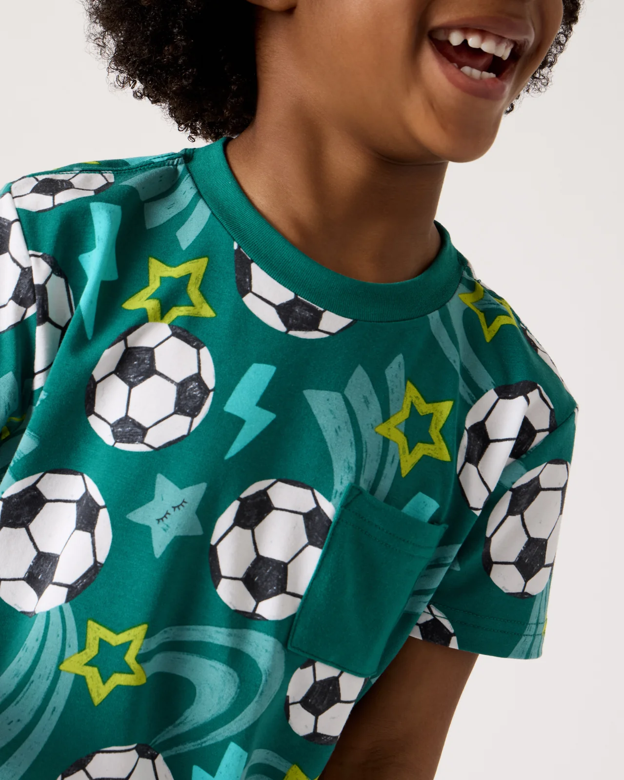 Soccer Stars Relaxed Pocket Tee - Image 2