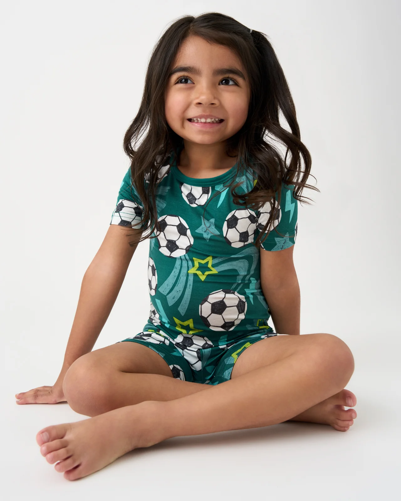 Soccer Stars Two-Piece Short Sleeve & Shorts Pajama Set - Image 3