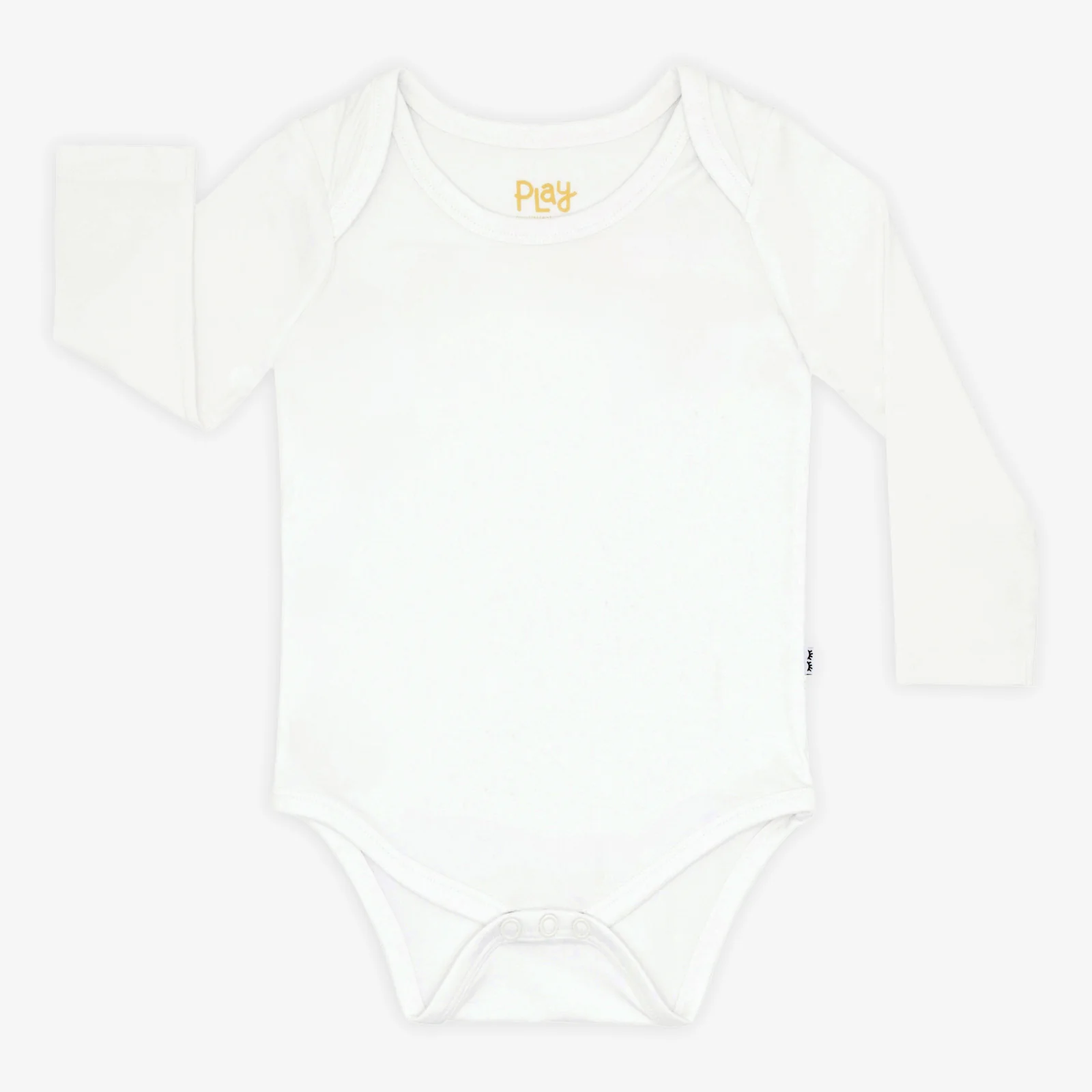 Soft White Long Sleeve Bodysuit - Image 3