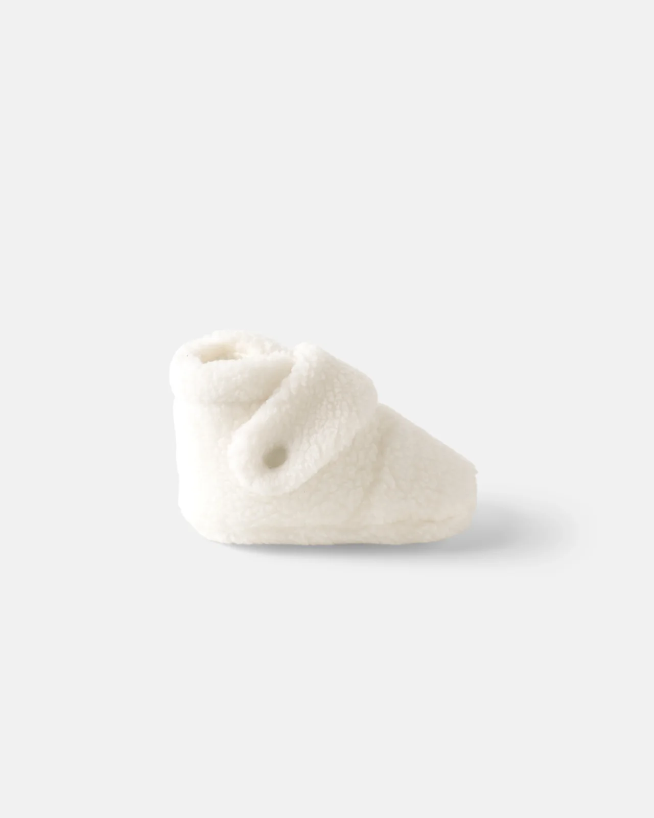 Soft White Sherpa Crossover Booties - Image 8
