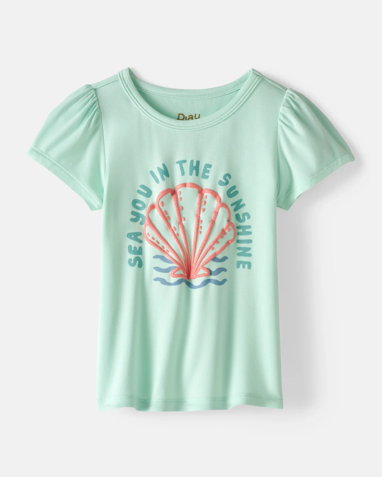 Sparkling Seas Puff Sleeve Tee - Image 6