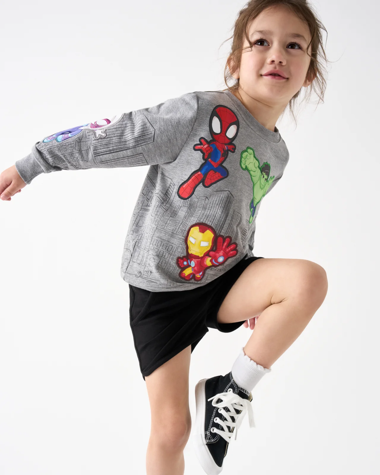 Spidey & His Amazing Friends Mighty City Heroes Crewneck Sweatshirt - Image 5