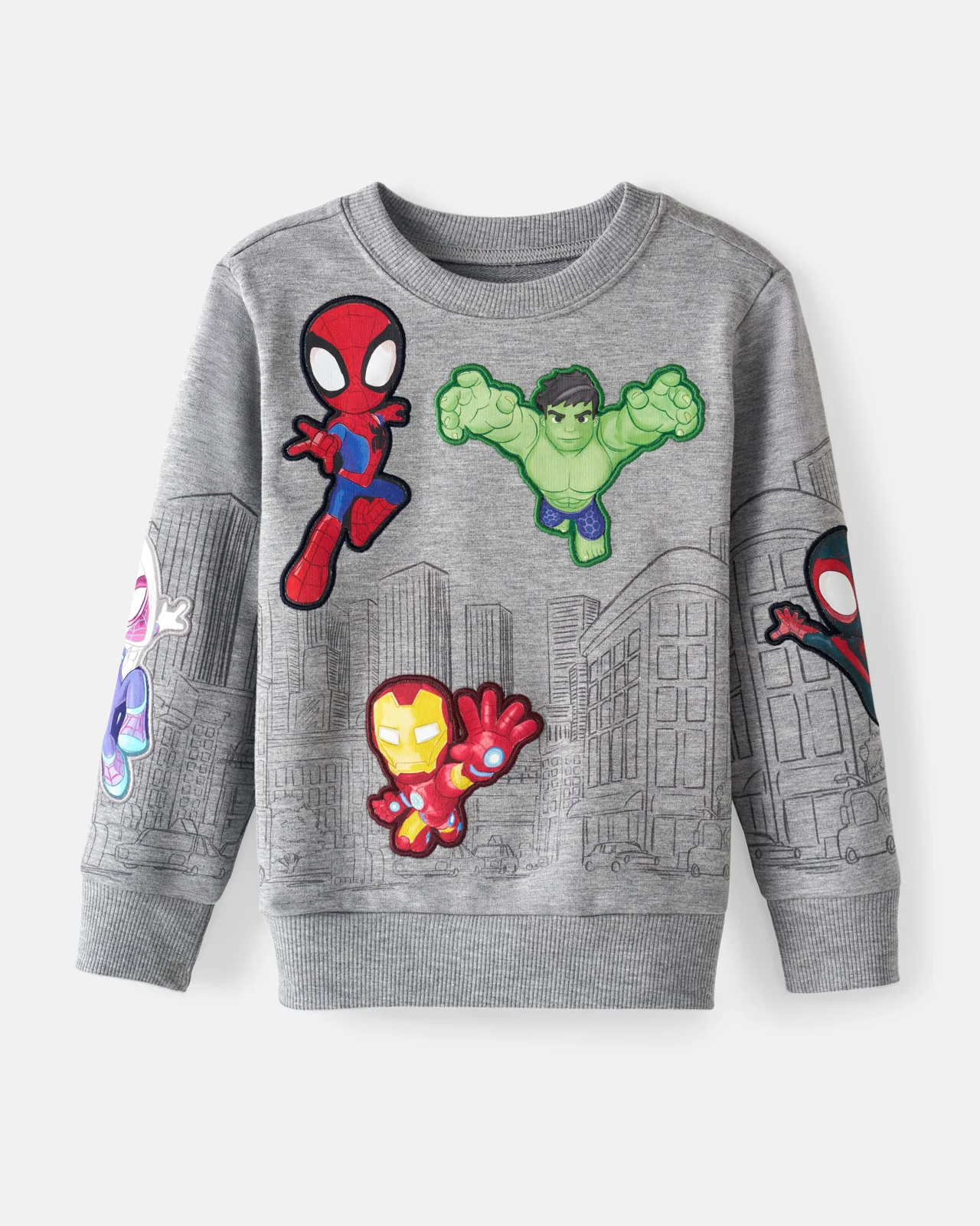 Spidey & His Amazing Friends Mighty City Heroes Crewneck Sweatshirt - Image 8