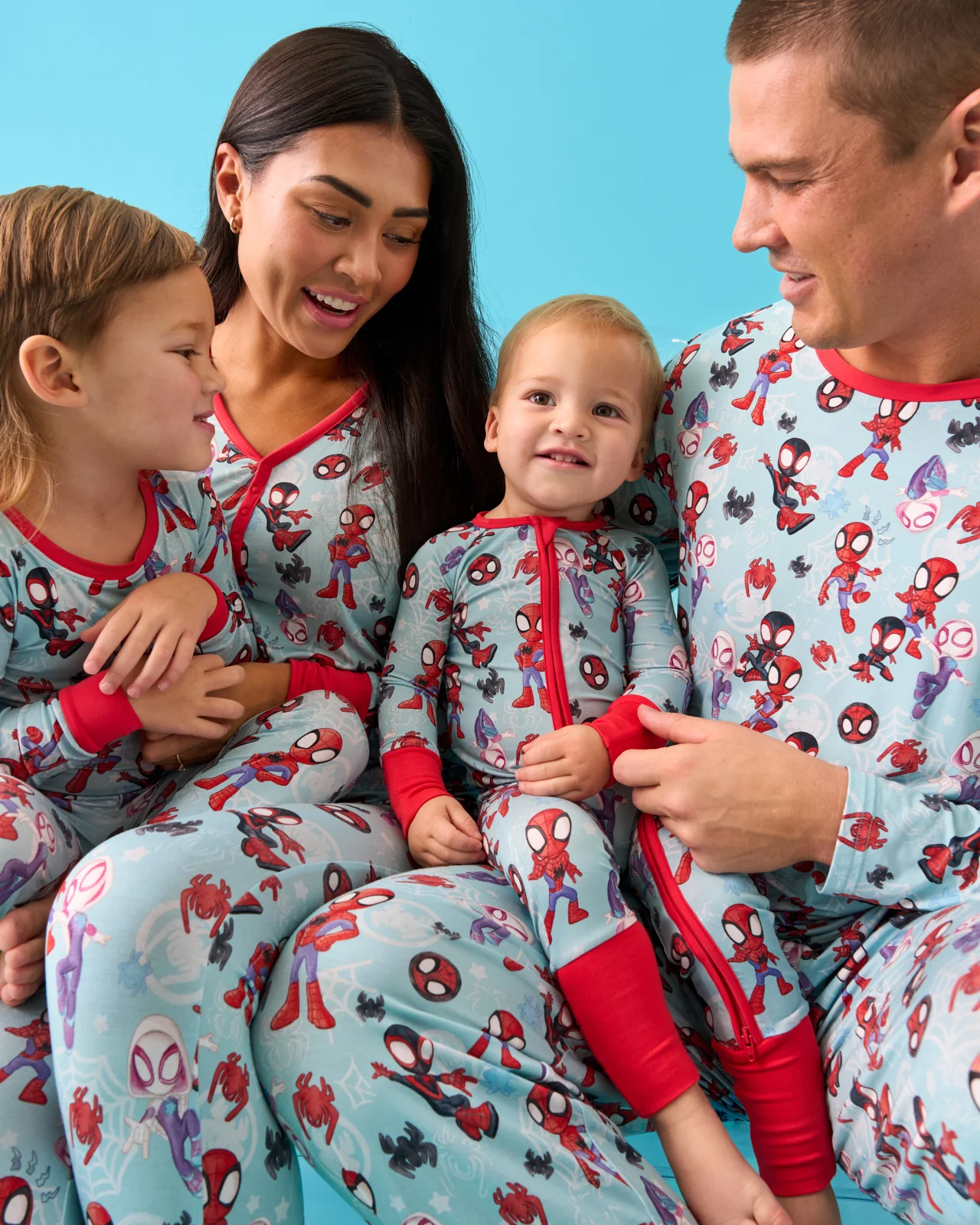 Spidey & His Amazing Friends Tiny Webs Women's Long Sleeve Pajama Top - Image 4