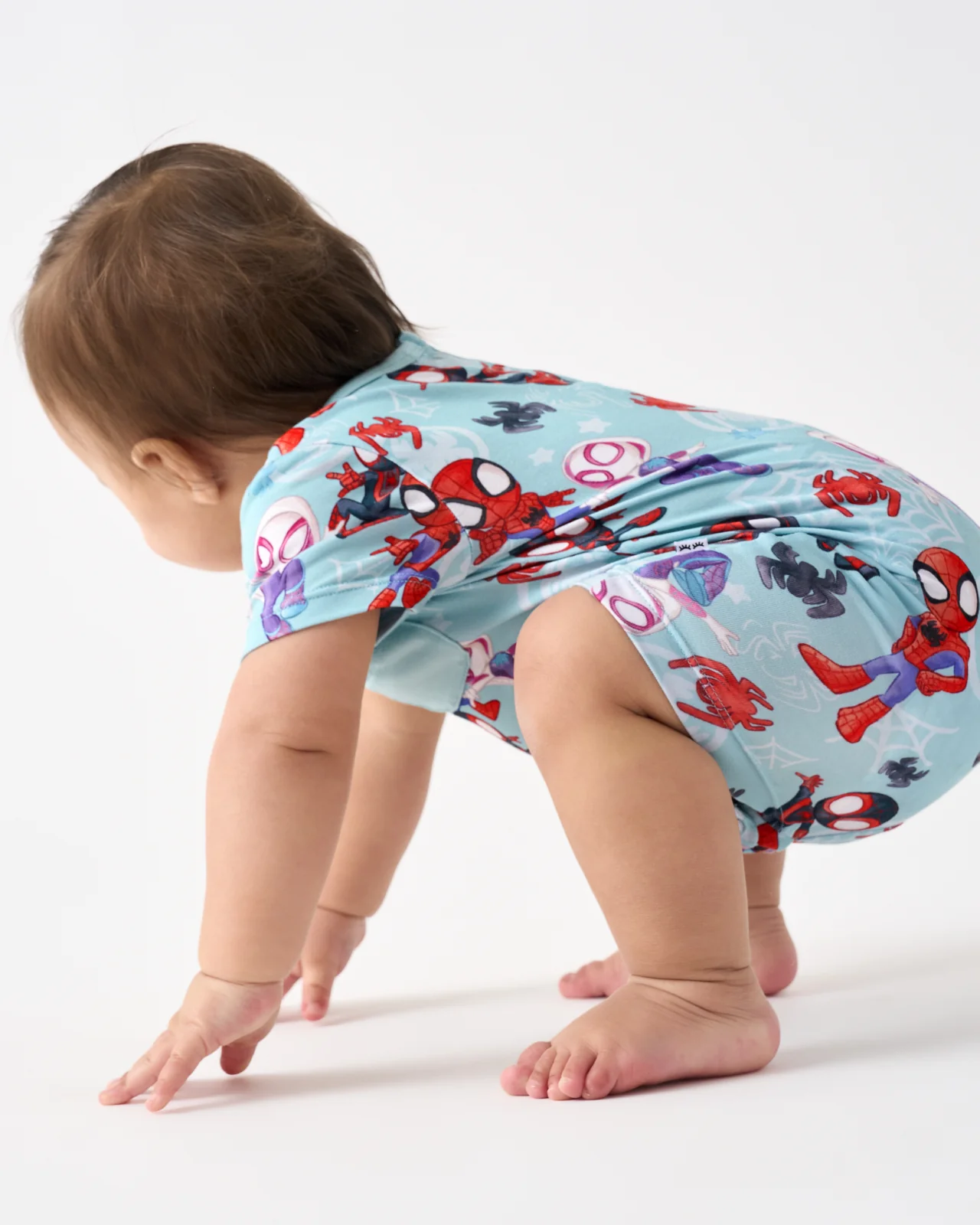 Spidey & His Amazing Friends Tiny Webs Pocket Shorty Romper - Image 3