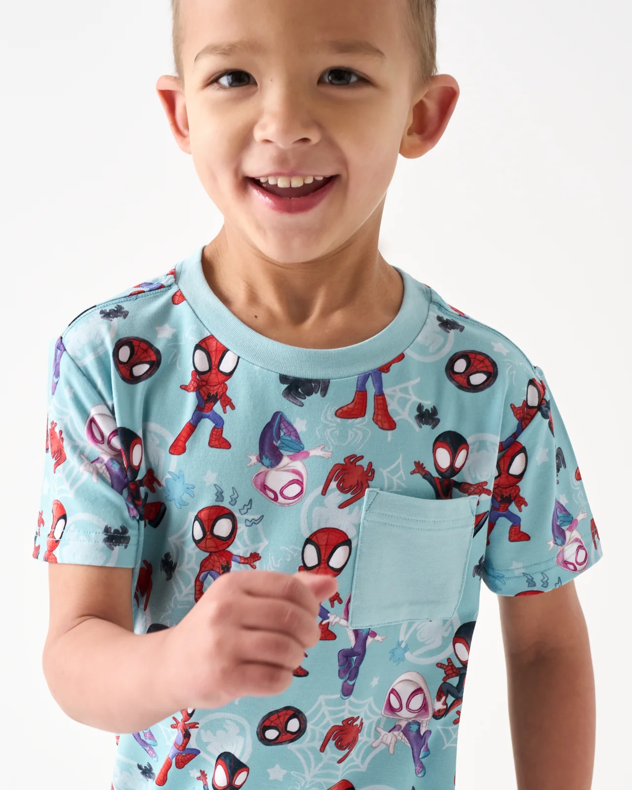 Spidey & His Amazing Friends Tiny Webs Relaxed Pocket Tee - Image 4