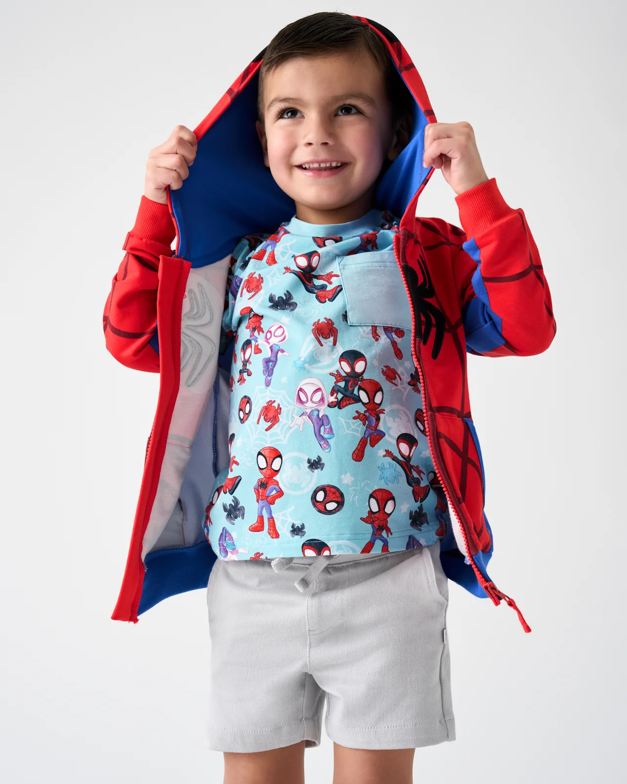 Spidey & His Amazing Friends Tiny Webs Relaxed Pocket Tee - Image 5