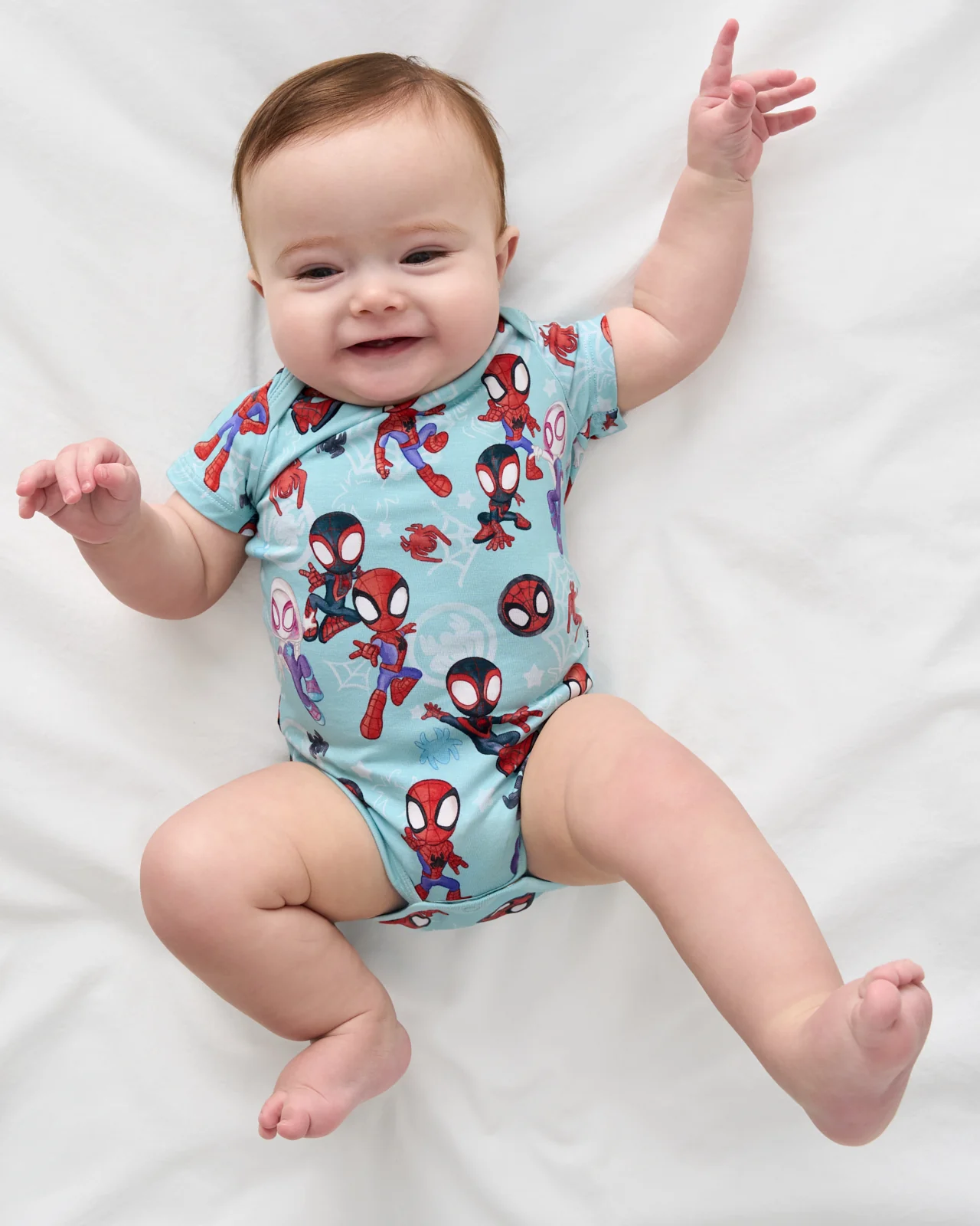 Spidey & His Amazing Friends Tiny Webs Short Sleeve Bodysuit - Image 3