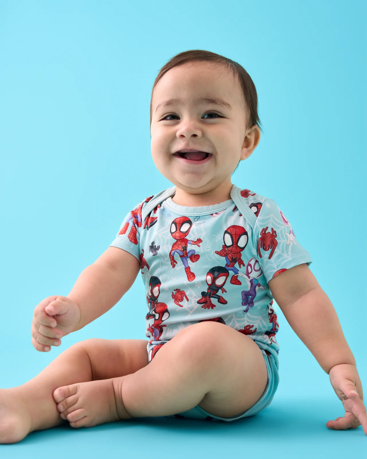 Spidey & His Amazing Friends Tiny Webs Short Sleeve Bodysuit - Image 4