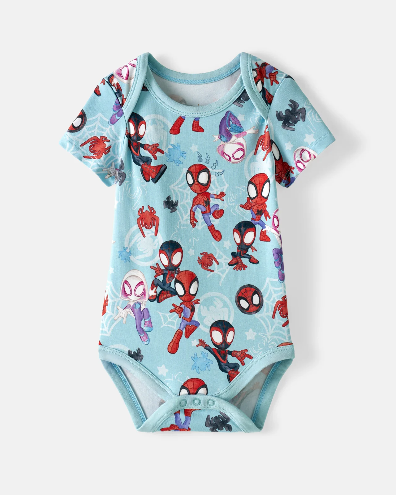 Spidey & His Amazing Friends Tiny Webs Short Sleeve Bodysuit - Image 6