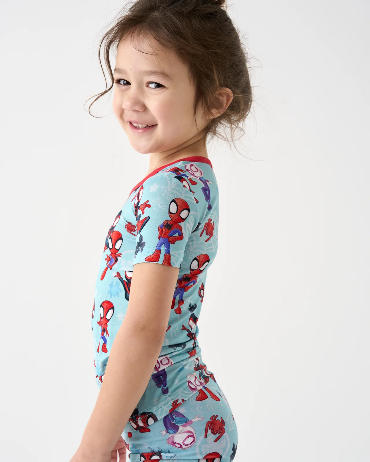 Spidey & His Amazing Friends Tiny Webs Two-Piece Short Sleeve & Shorts Pajama Set - Image 3
