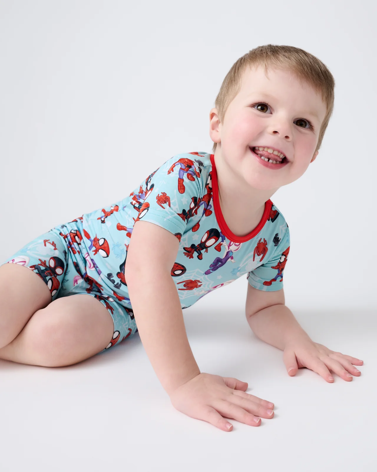 Spidey & His Amazing Friends Tiny Webs Two-Piece Short Sleeve & Shorts Pajama Set - Image 7