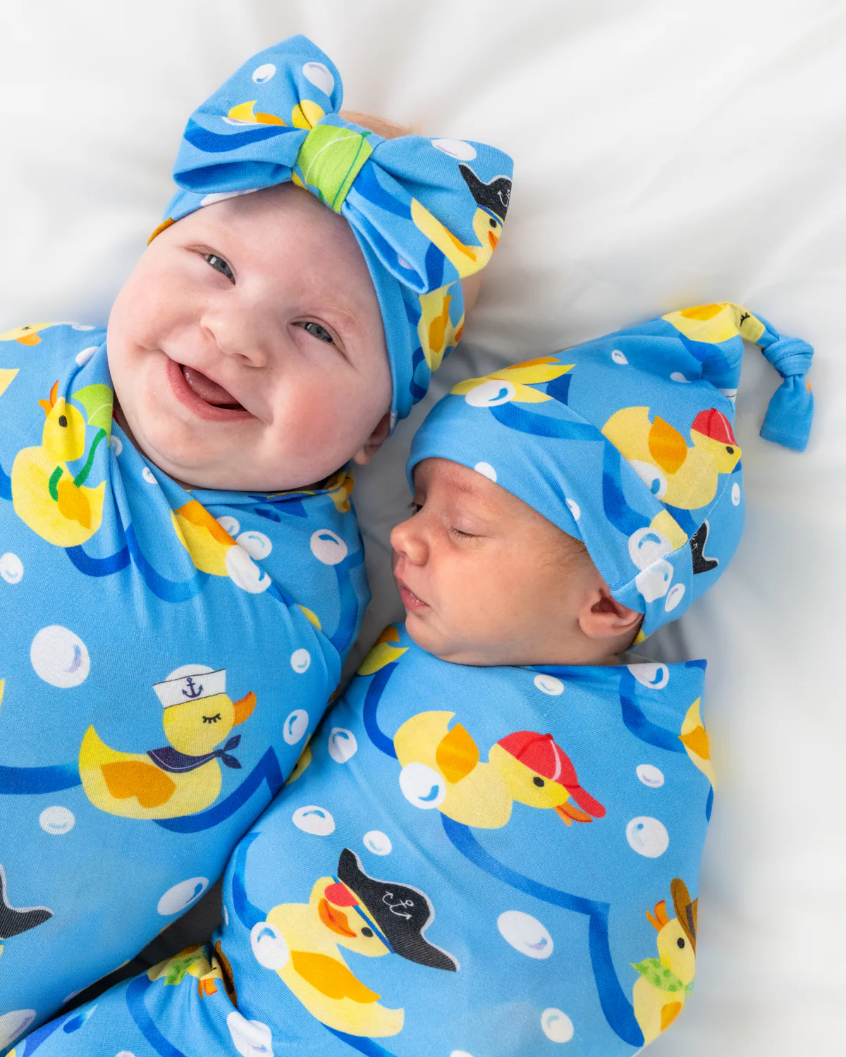 Splish Splash Swaddle & Hat Set - Image 2