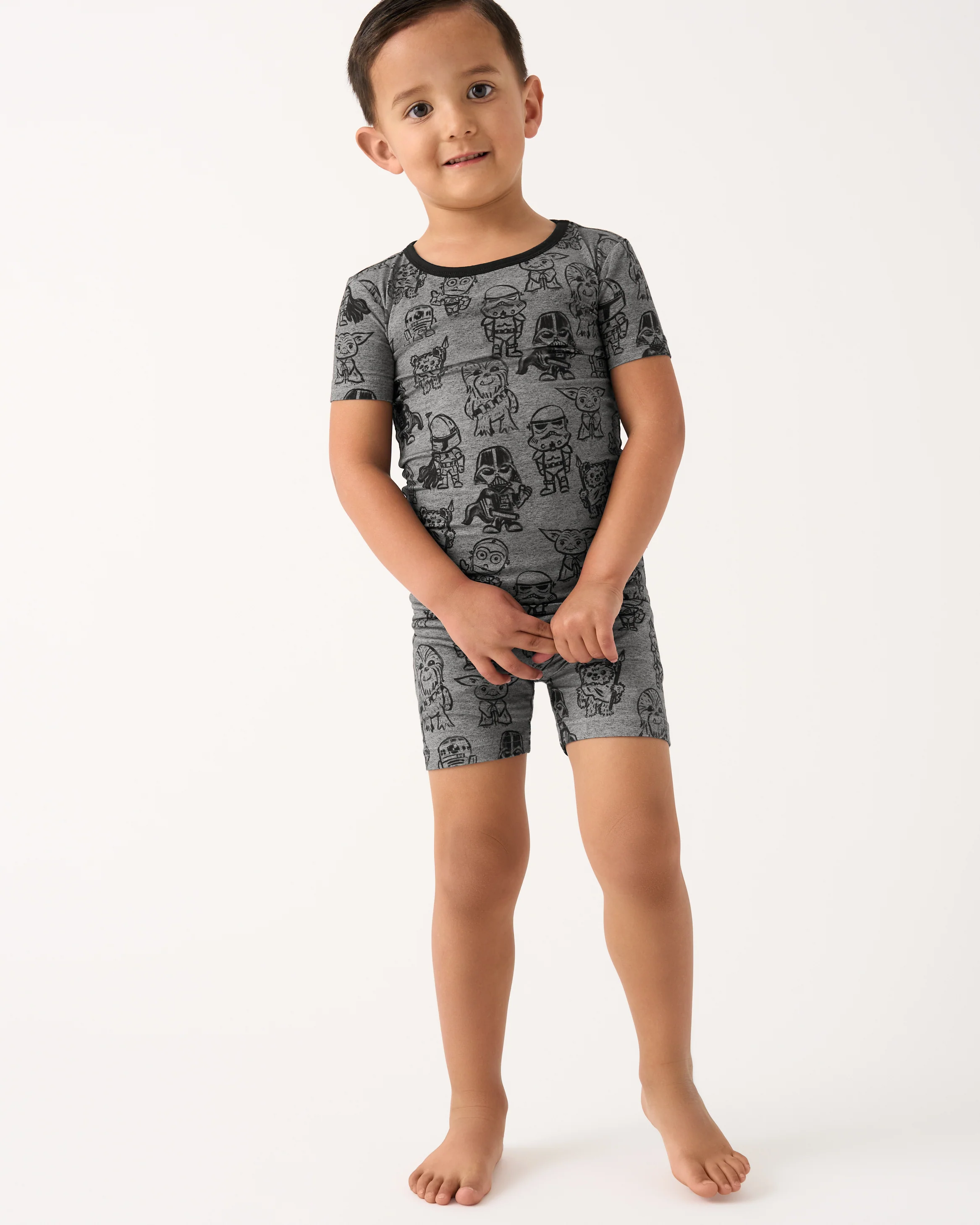 Star Wars Far, Far Away Friends Two-Piece Short Sleeve & Shorts Pajama Set - Image 3
