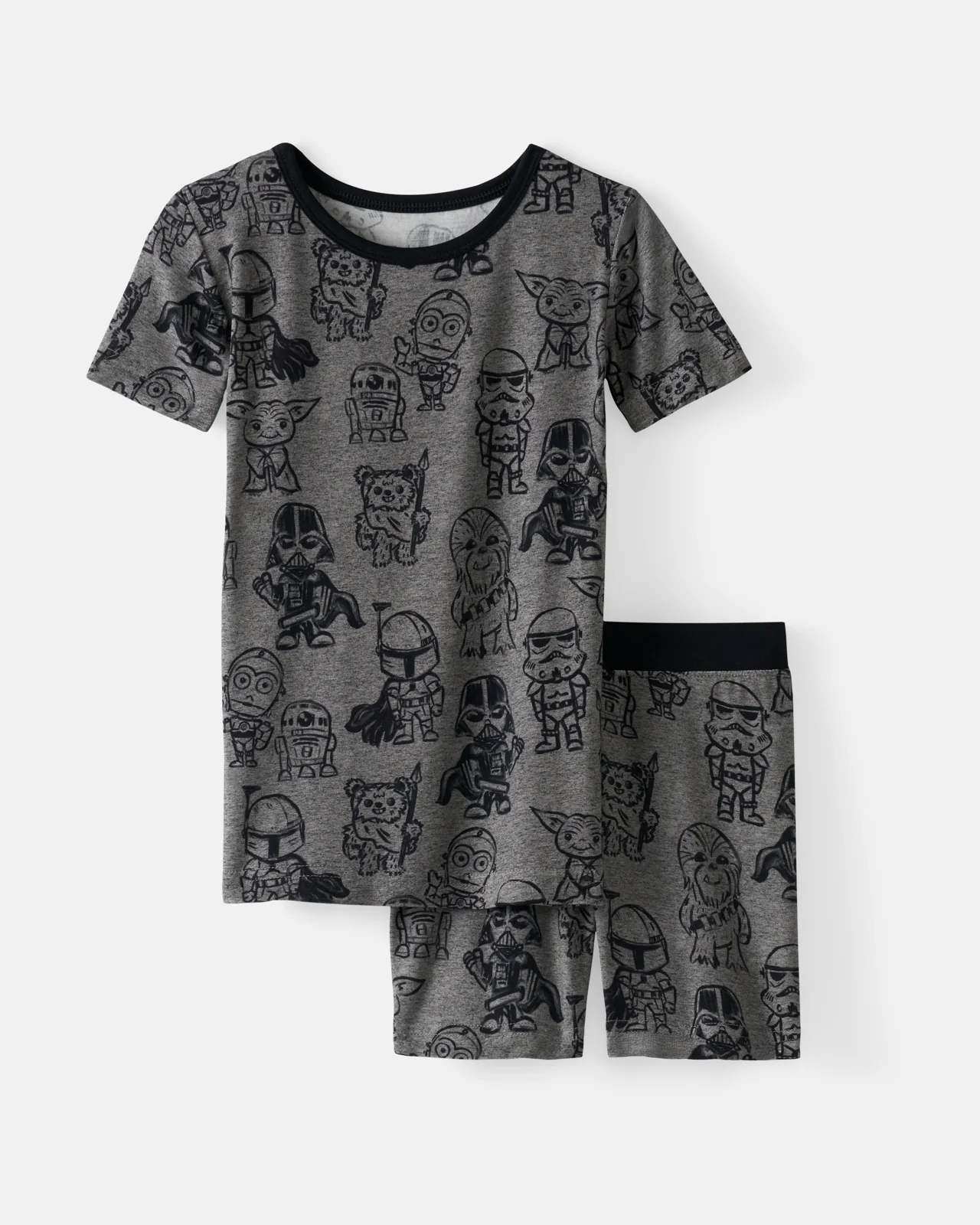 Star Wars Far, Far Away Friends Two-Piece Short Sleeve & Shorts Pajama Set - Image 6