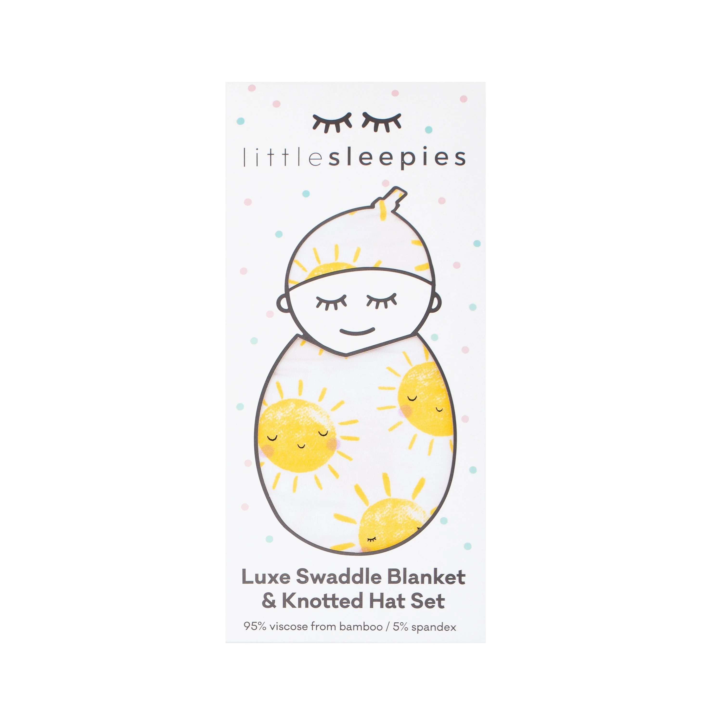 Sunshine Swaddle & Hat Set - Image 6