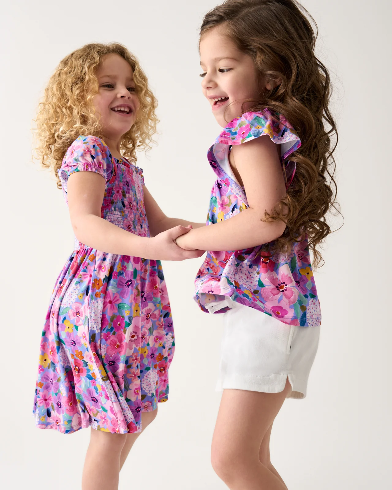 Sweet Sprigs Smocked Flutter Top - Image 4