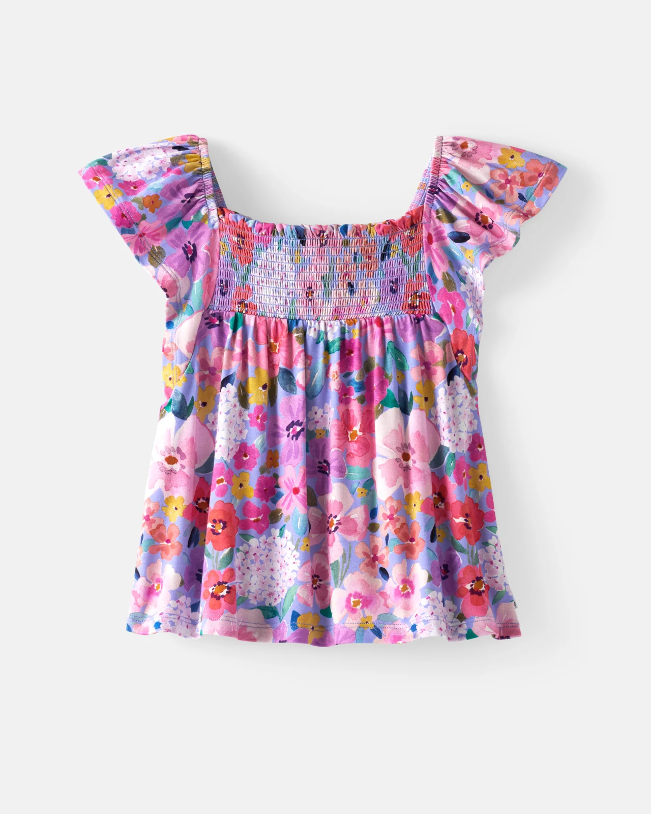 Sweet Sprigs Smocked Flutter Top - Image 6