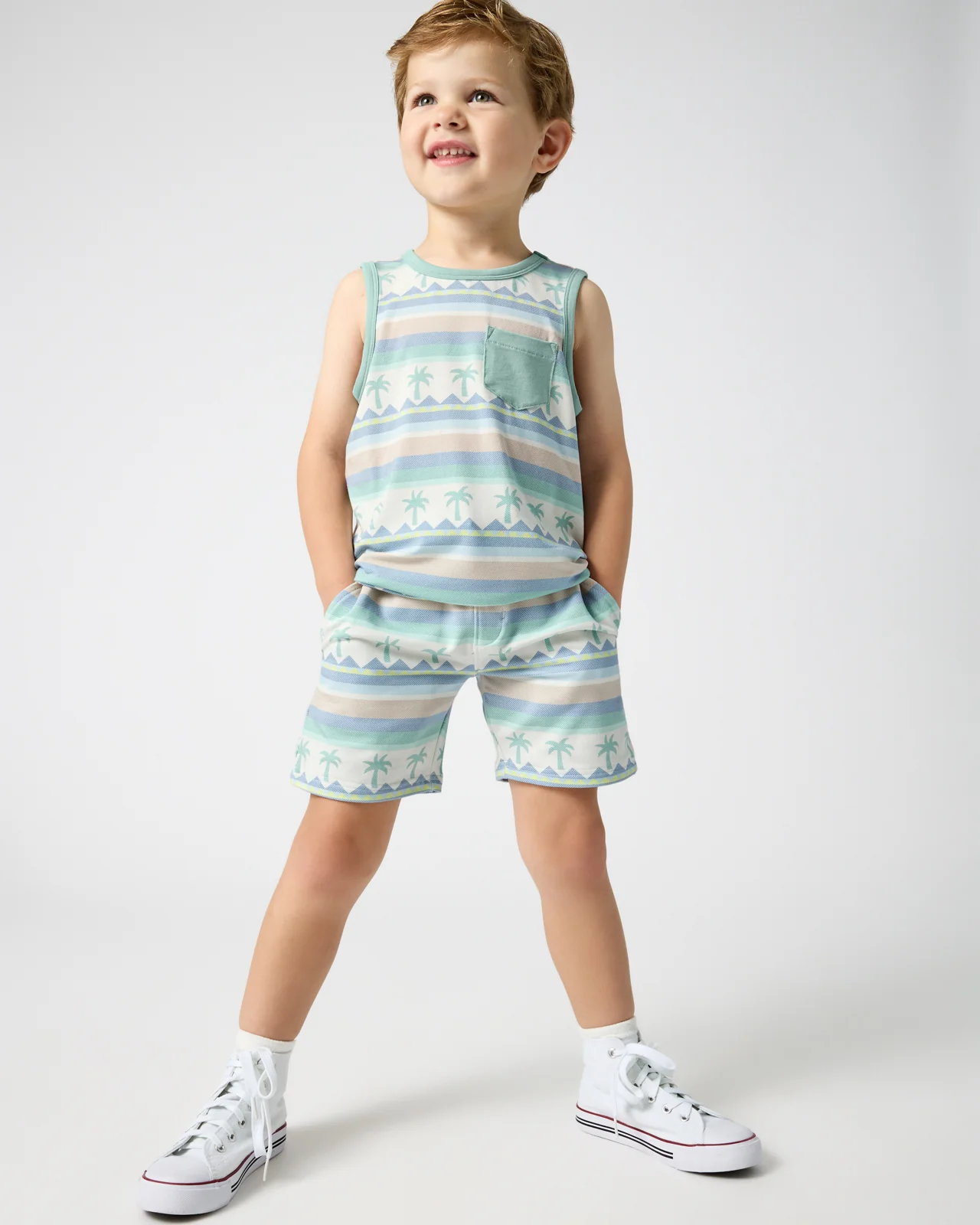 Swell Stripes Drawstring Shorts - Image 3