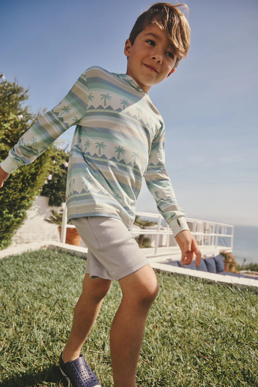 Swell Stripes Hooded Tee - Image 2