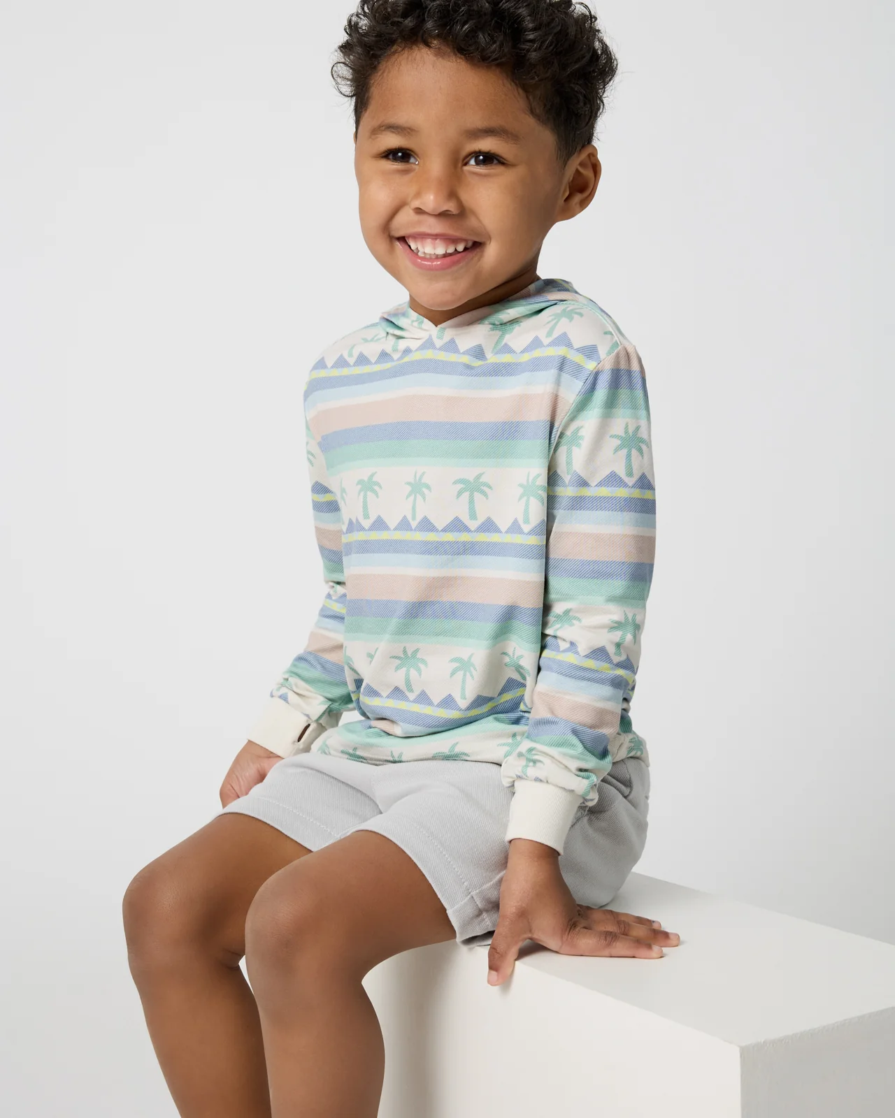 Swell Stripes Hooded Tee - Image 4
