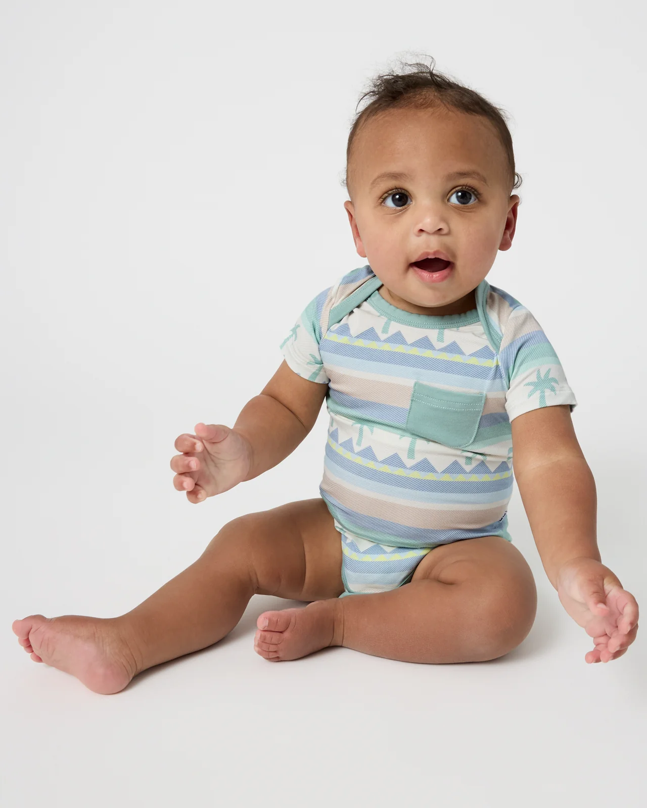 Swell Stripes Pocket Bodysuit - Image 4