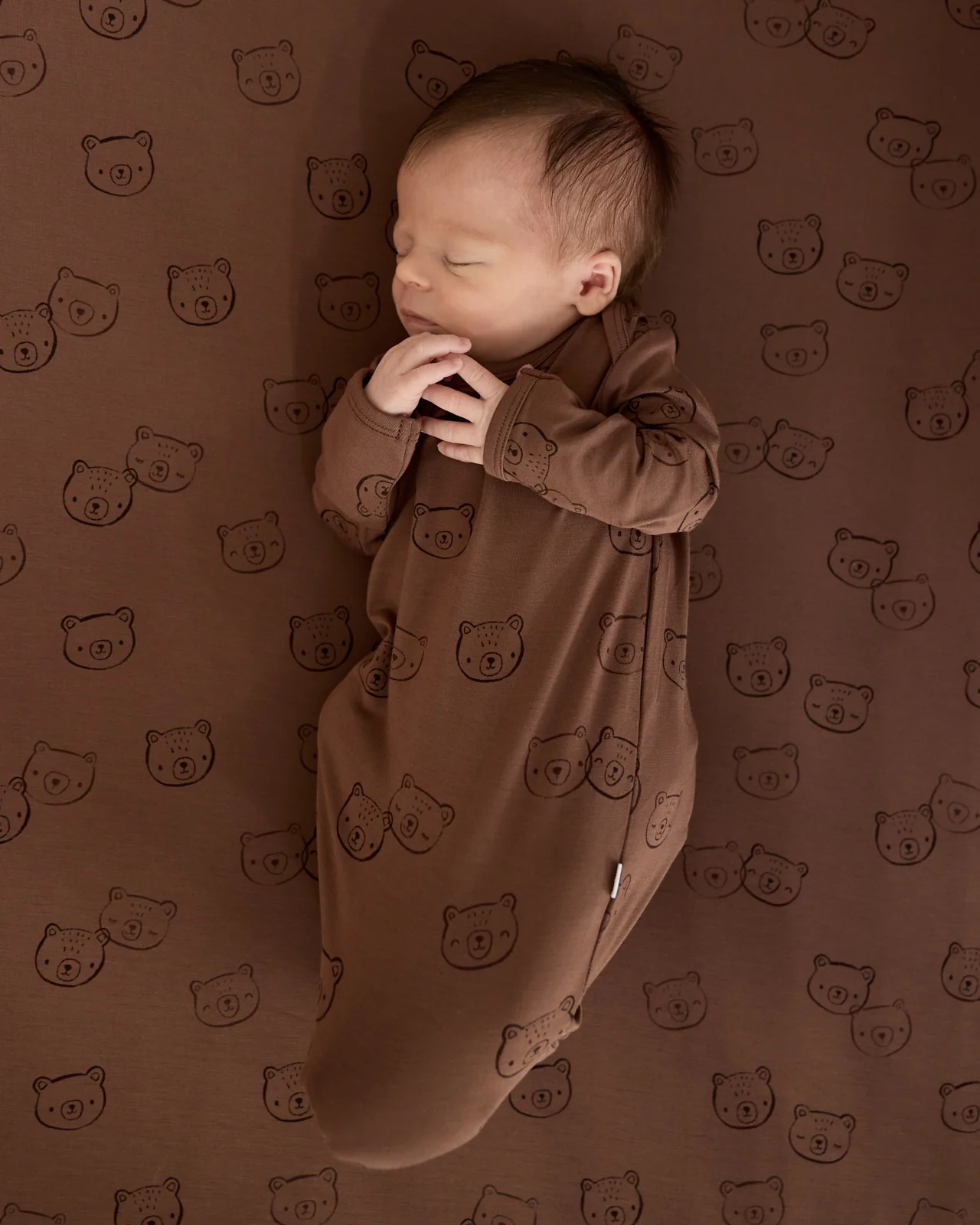 Teddy Tracks Fitted Crib Sheet - Image 3
