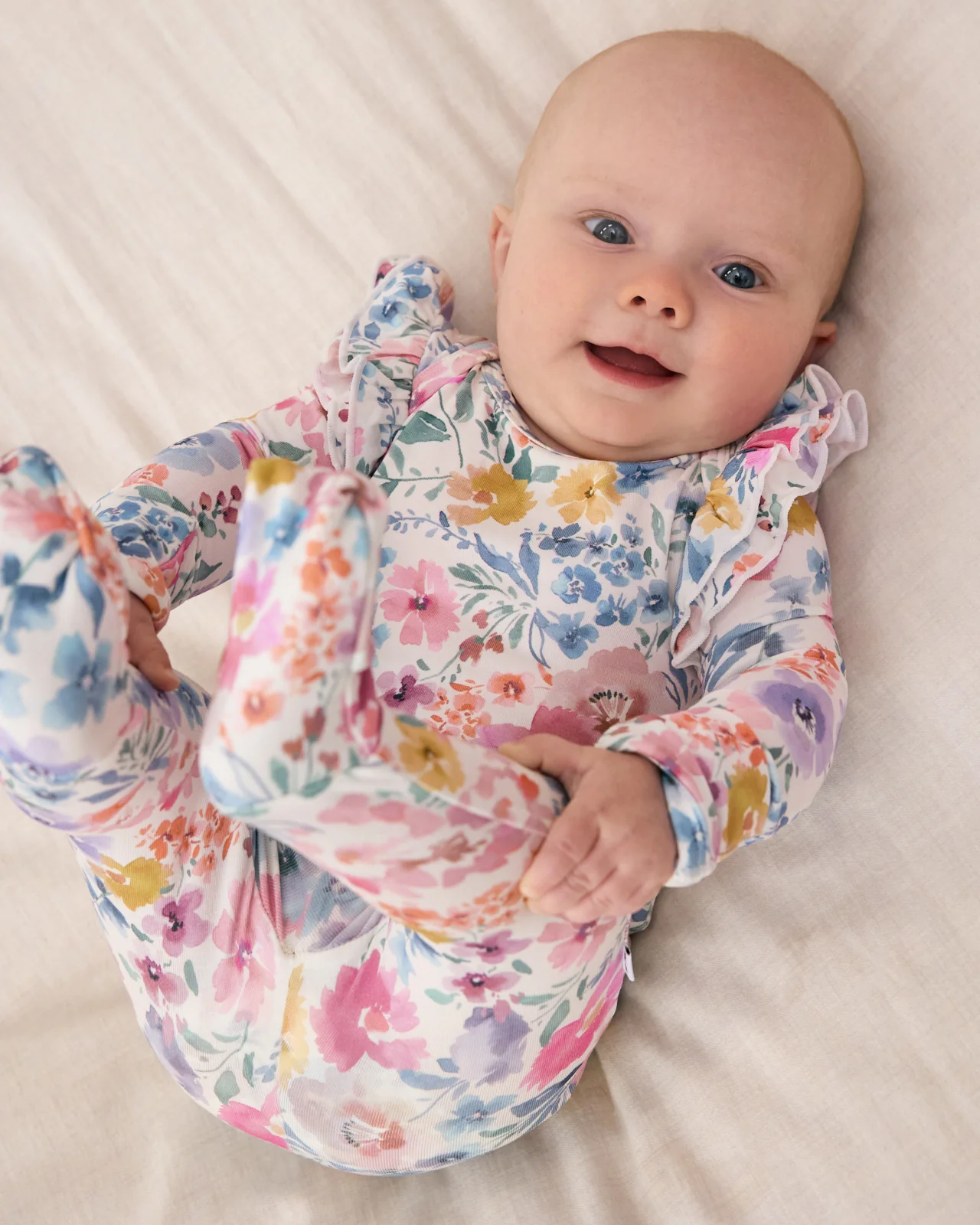 Tiny Blooms Fold Over Legging - Image 3