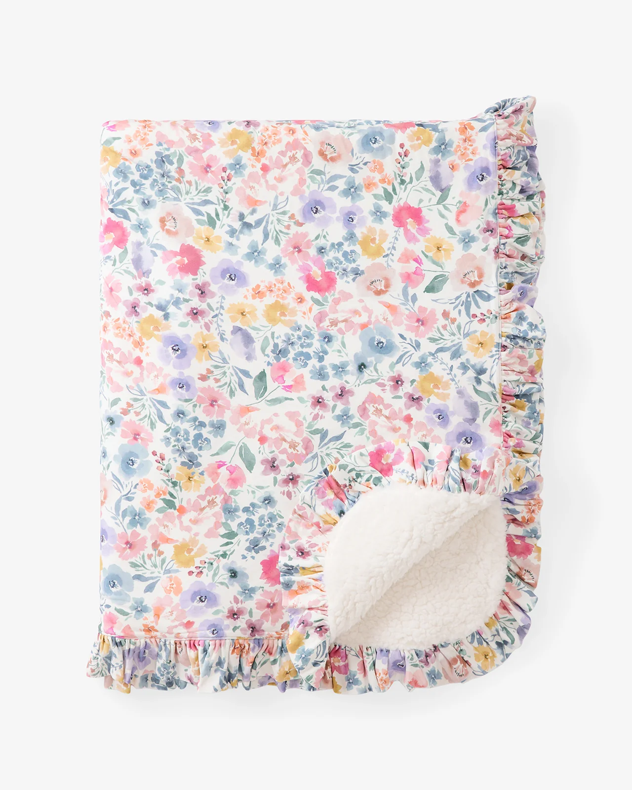 Tiny Blooms Ruffle Mini Cloud Blanket® - Image 2