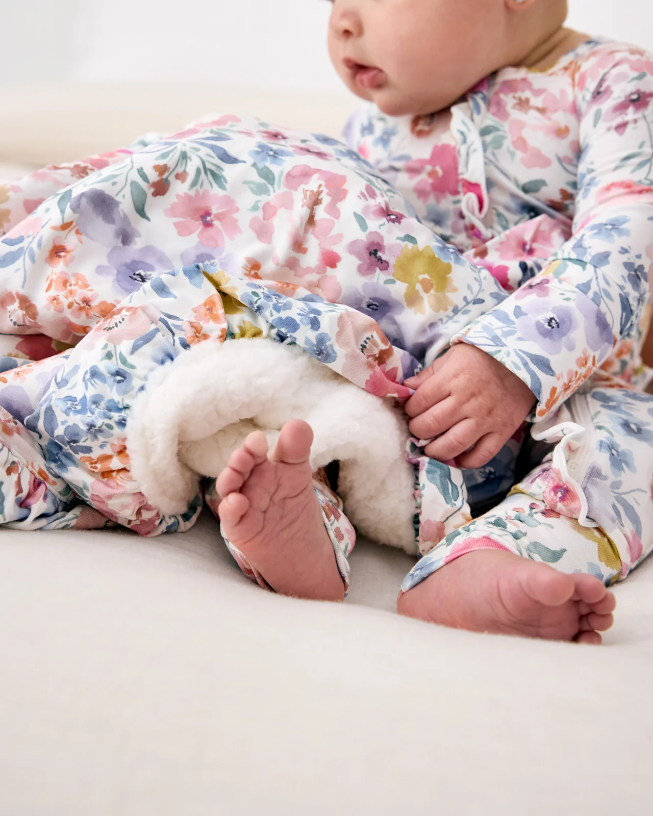 Tiny Blooms Ruffle Mini Cloud Blanket® - Image 3