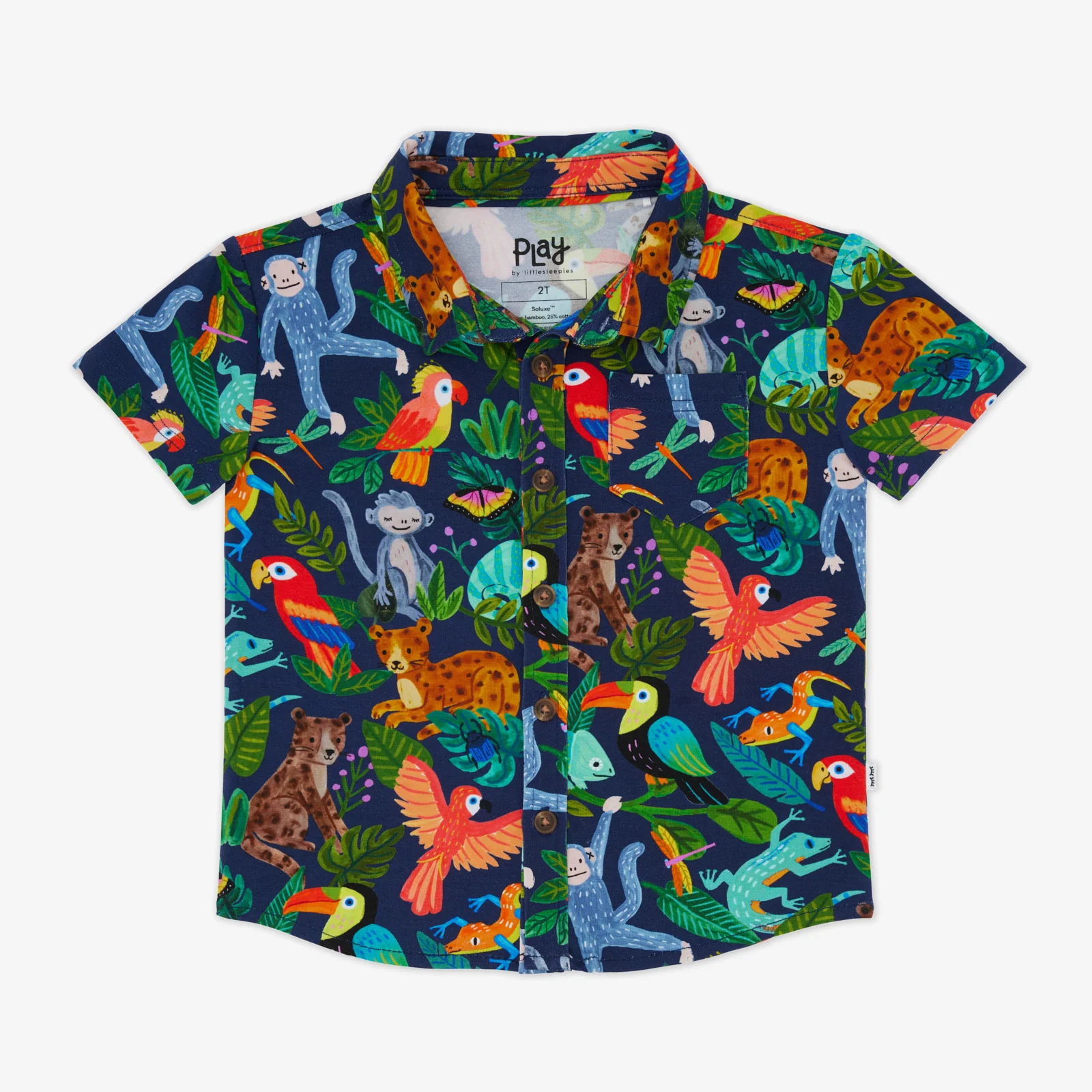 Treetop Tails Button Down Polo - Image 3