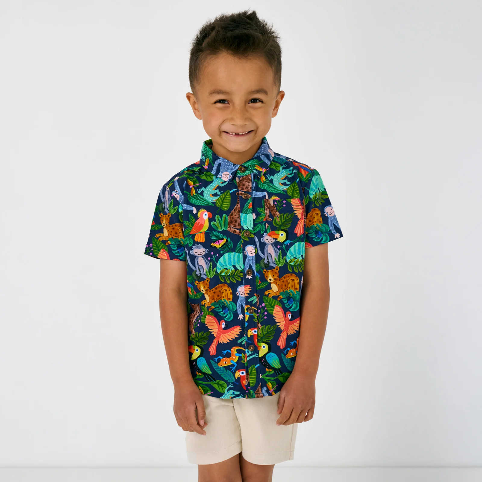 Treetop Tails Button Down Polo - Image 4