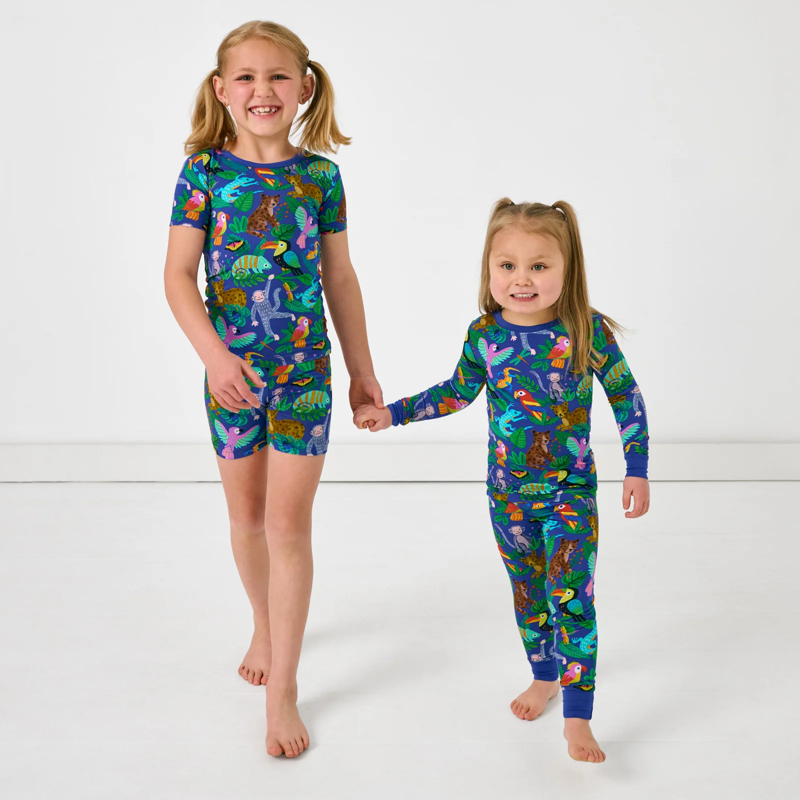 Treetop Tails Two-Piece Short Sleeve & Shorts Pajama Set - Image 4