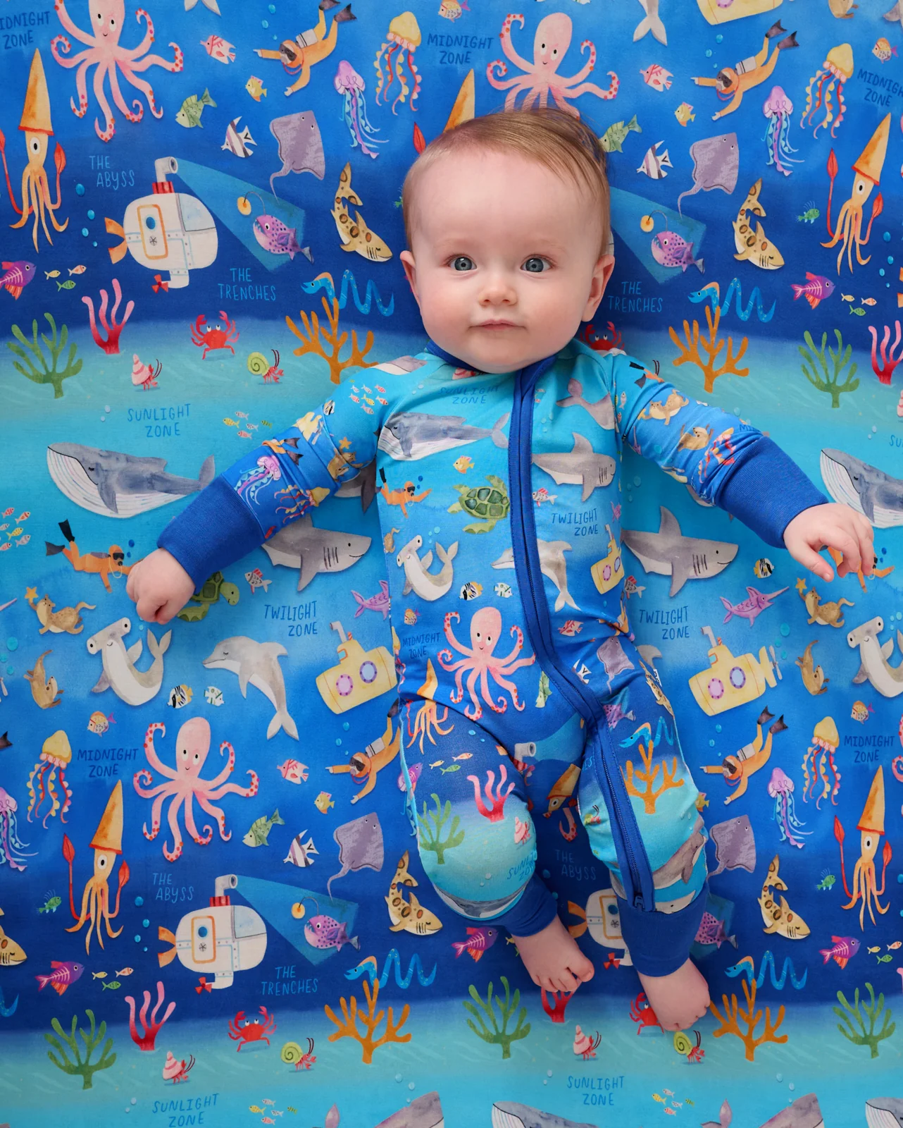 Underwater Discovery Fitted Crib Sheet - Image 2