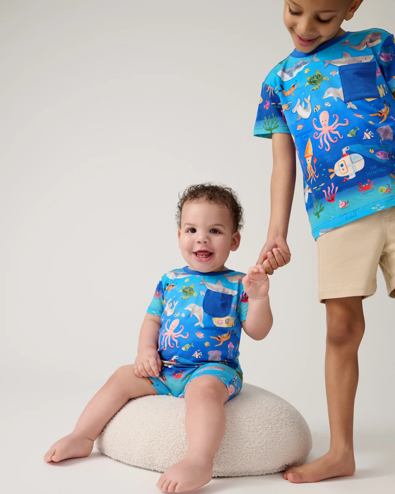 Underwater Discovery Pocket Shorty Romper - Image 3