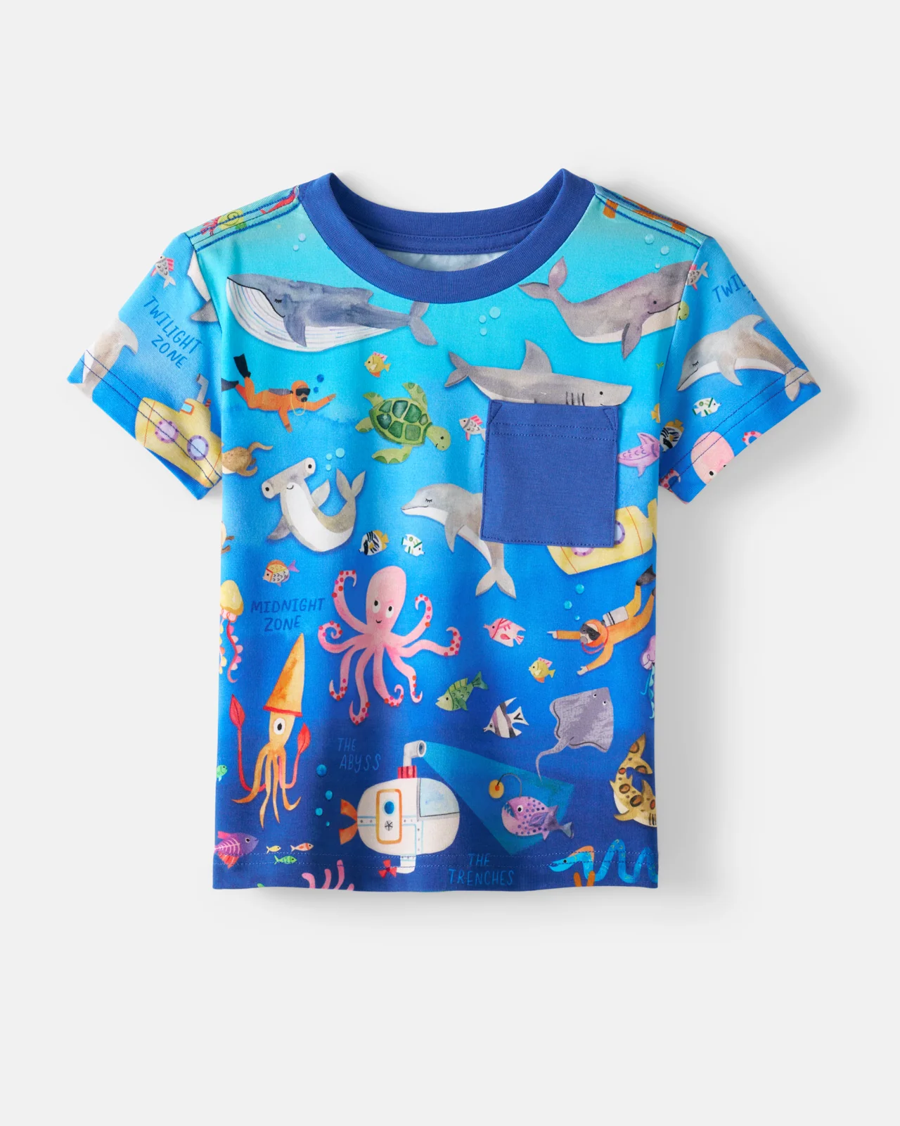 Underwater Discovery Relaxed Pocket Tee - Image 7