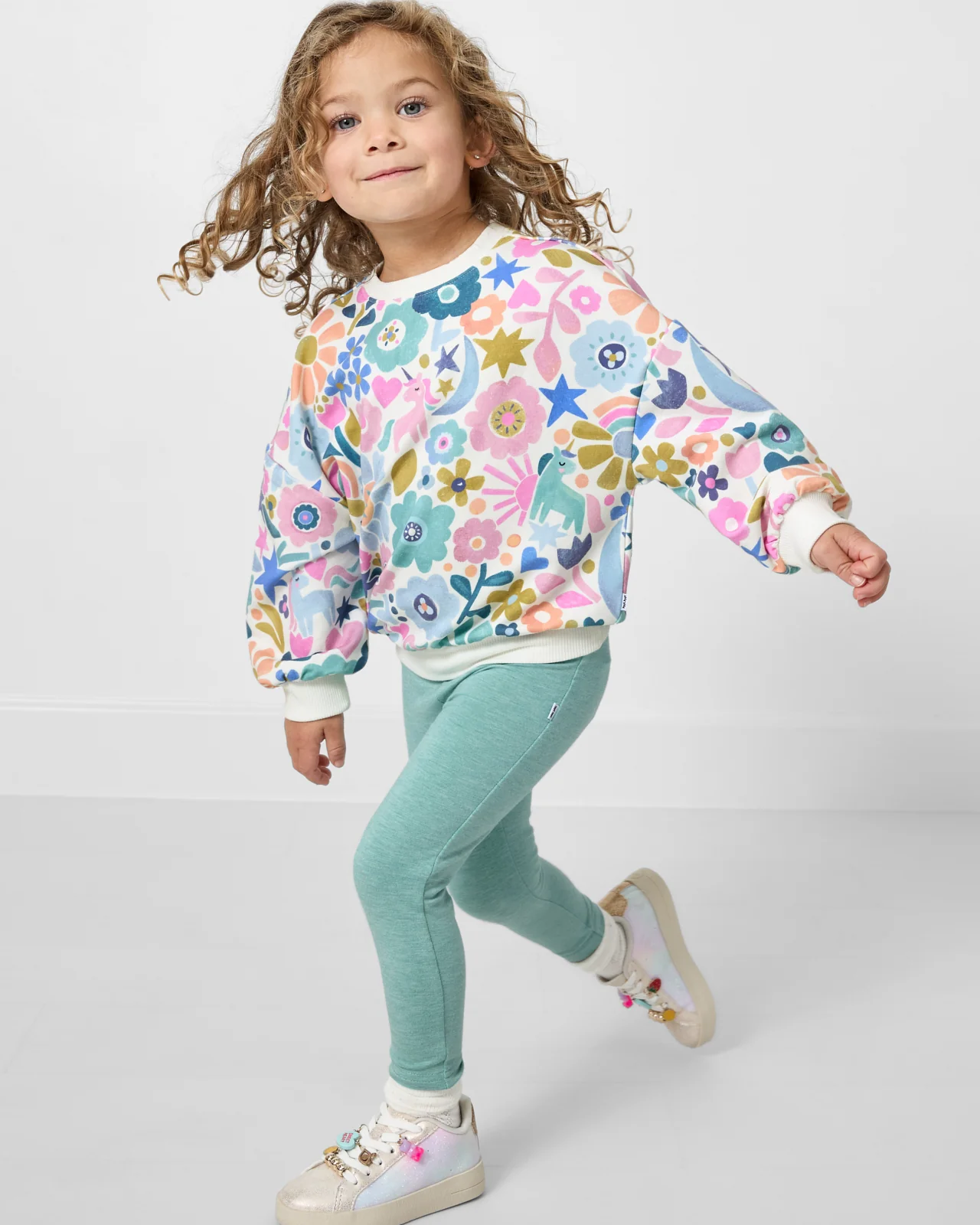 Nile Blue Heather Legging - Image 3