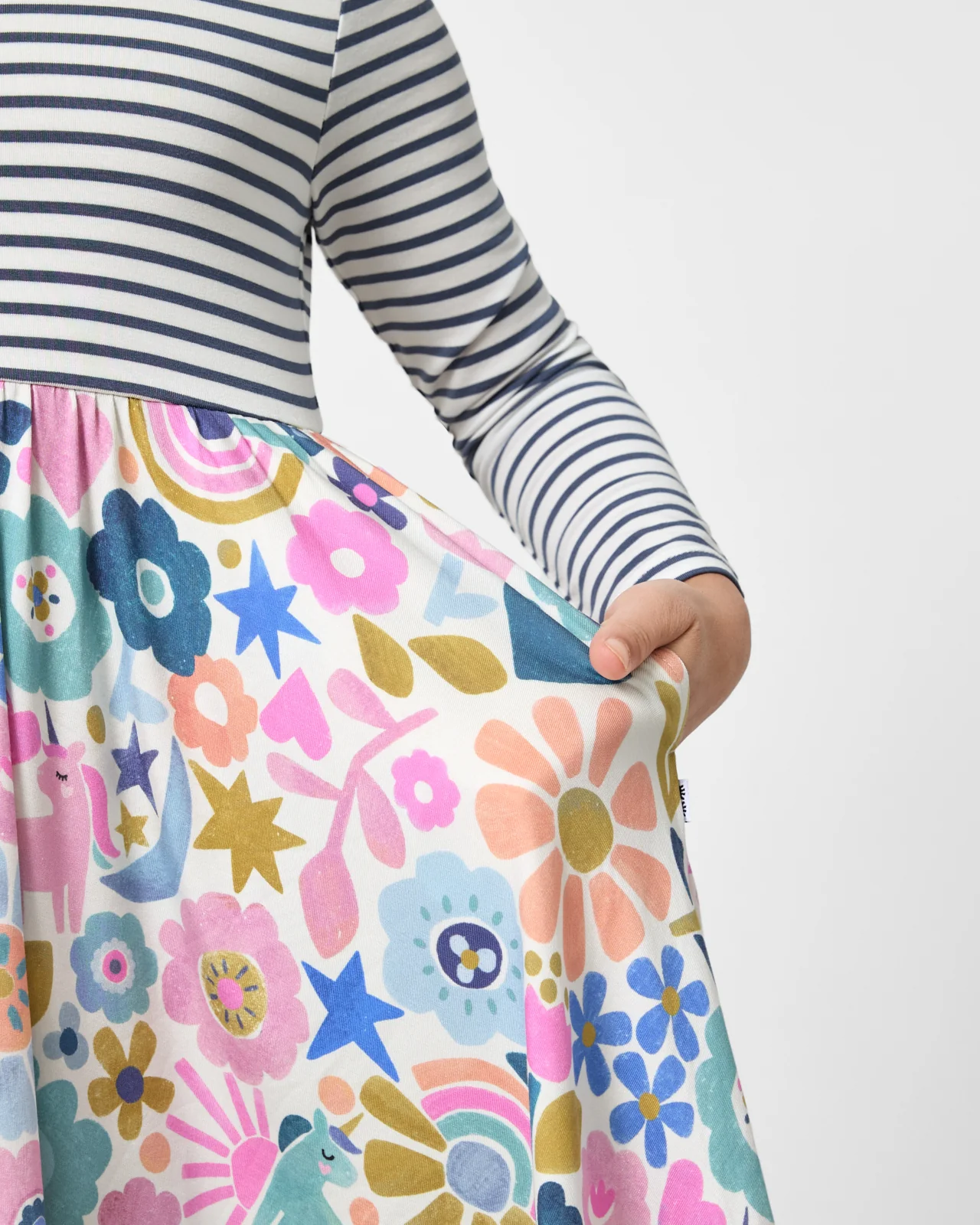 Unicorn Blossoms Twirl Dress - Image 4