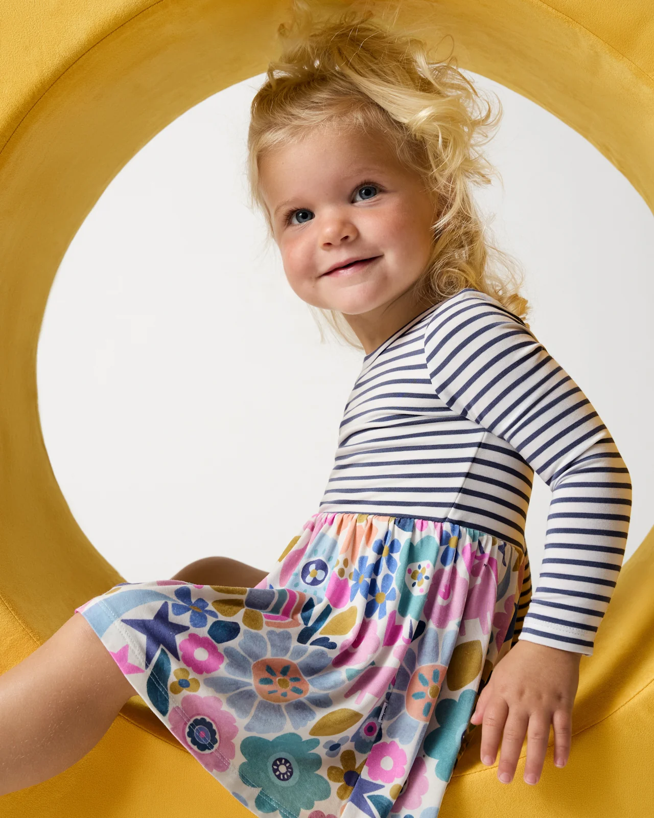 Unicorn Blossoms Twirl Dress with Bodysuit - Image 4
