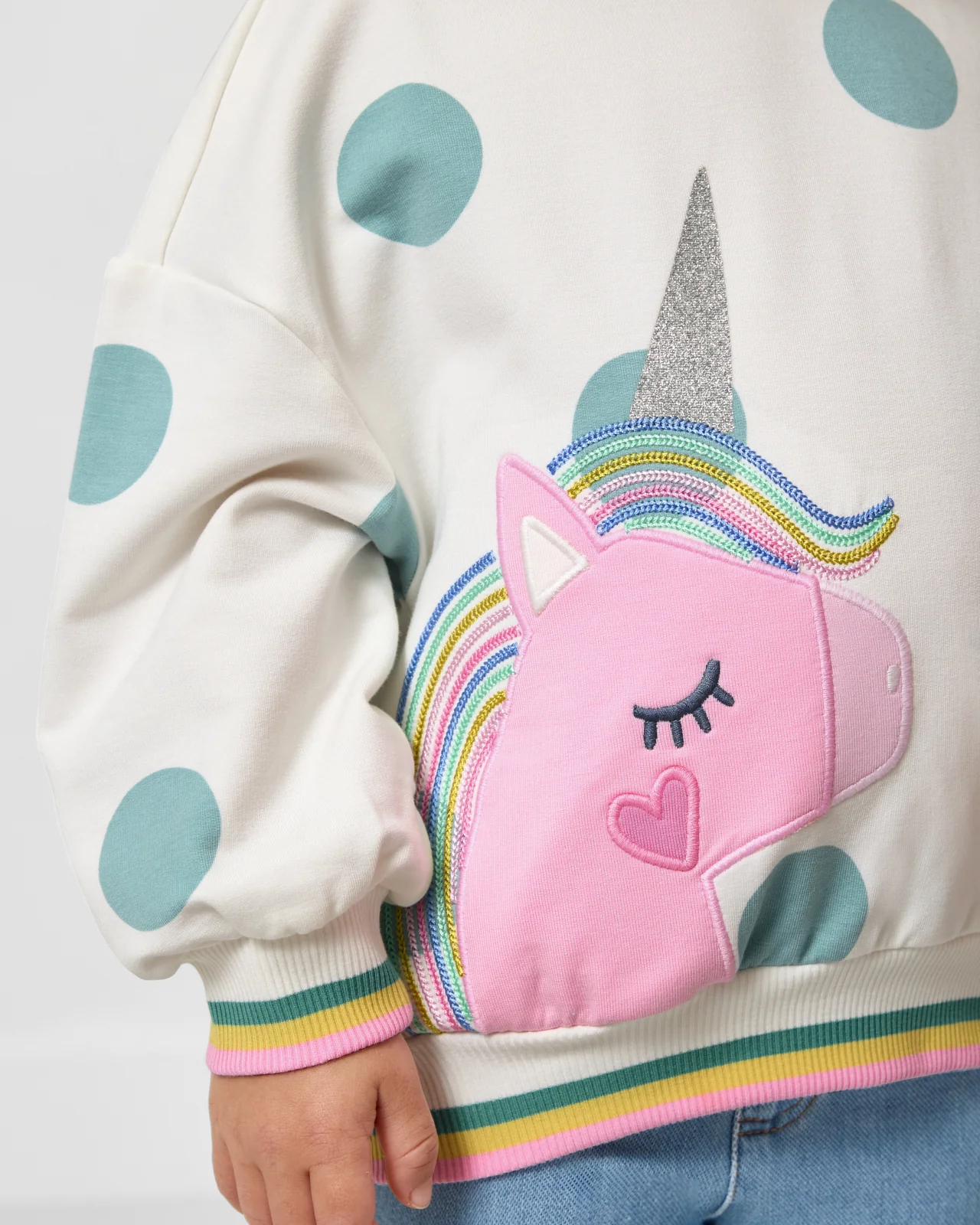 Unicorn Drop Shoulder Crewneck - Image 2