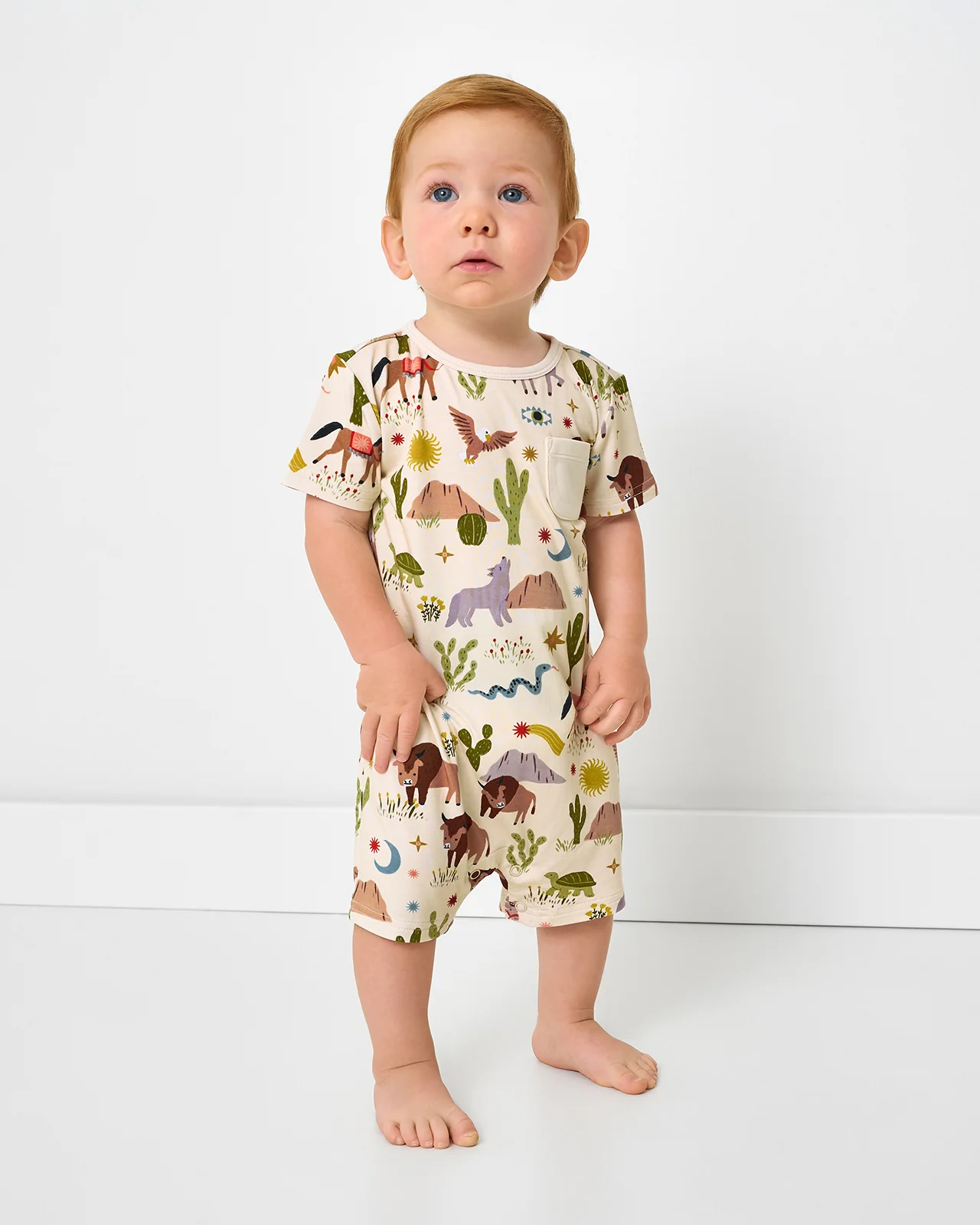 Wild Frontier Pocket Shorty Romper - Image 3