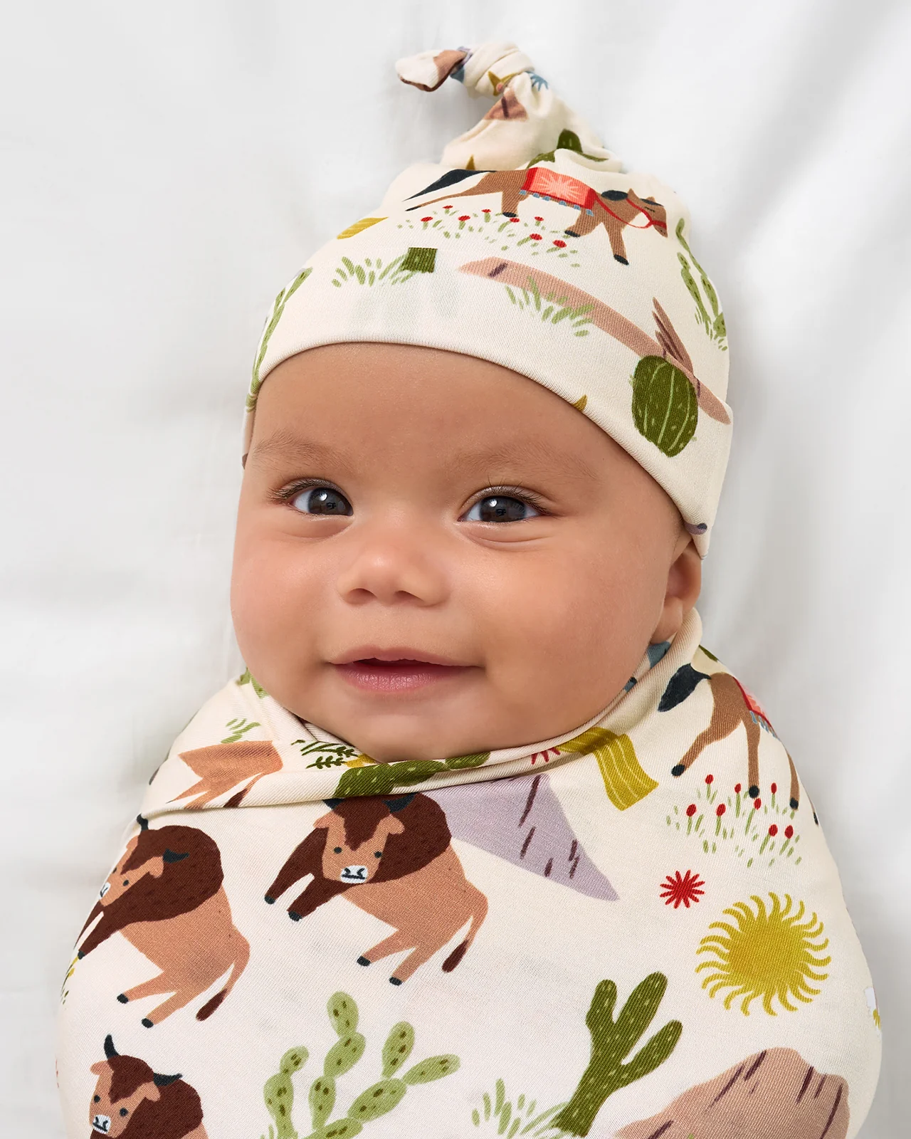 Wild Frontier Swaddle & Hat Set - Image 2